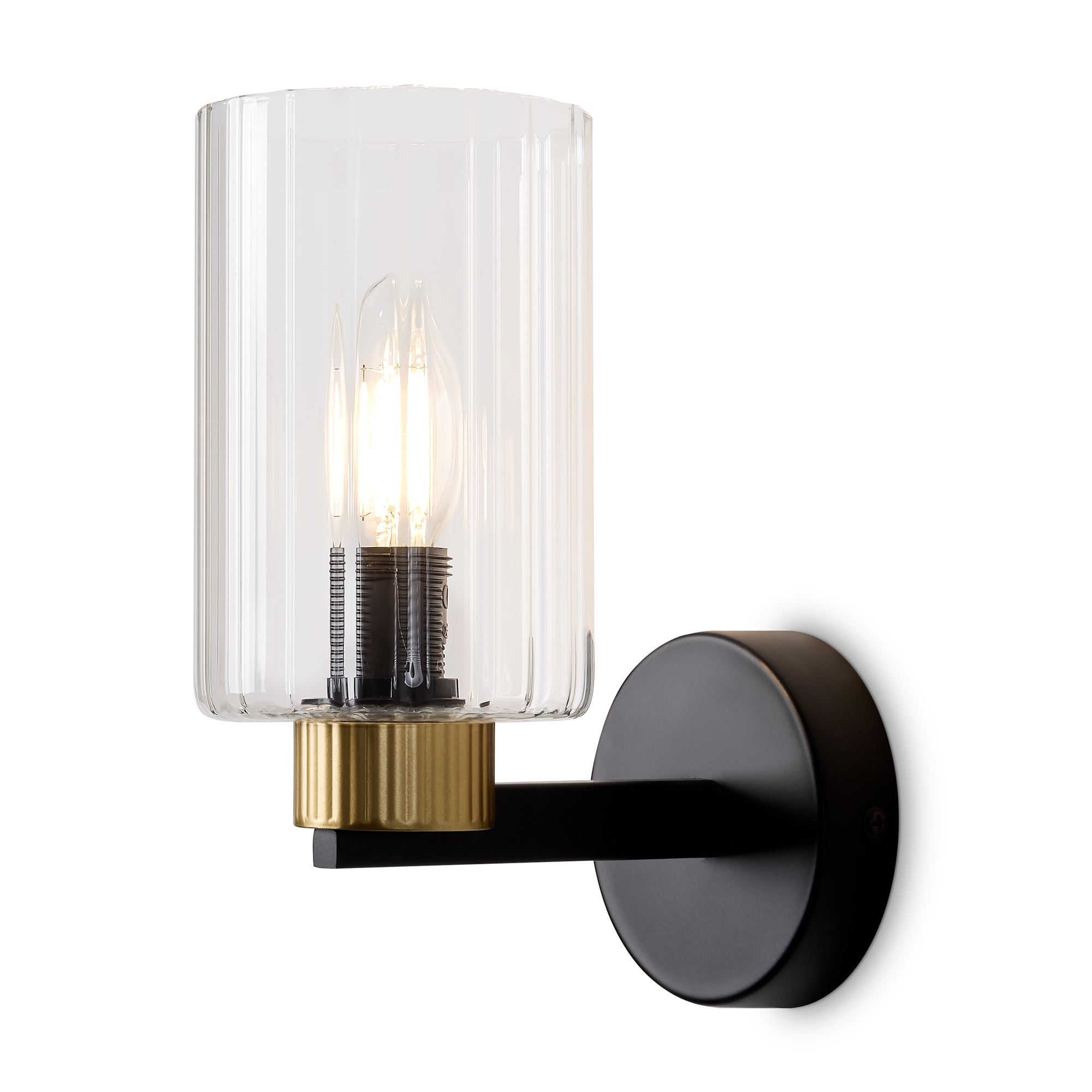 Настенный светильник (бра) Омбре  / Ombre Настенный светильник (бра) Freya FR2051WL-01BBS1