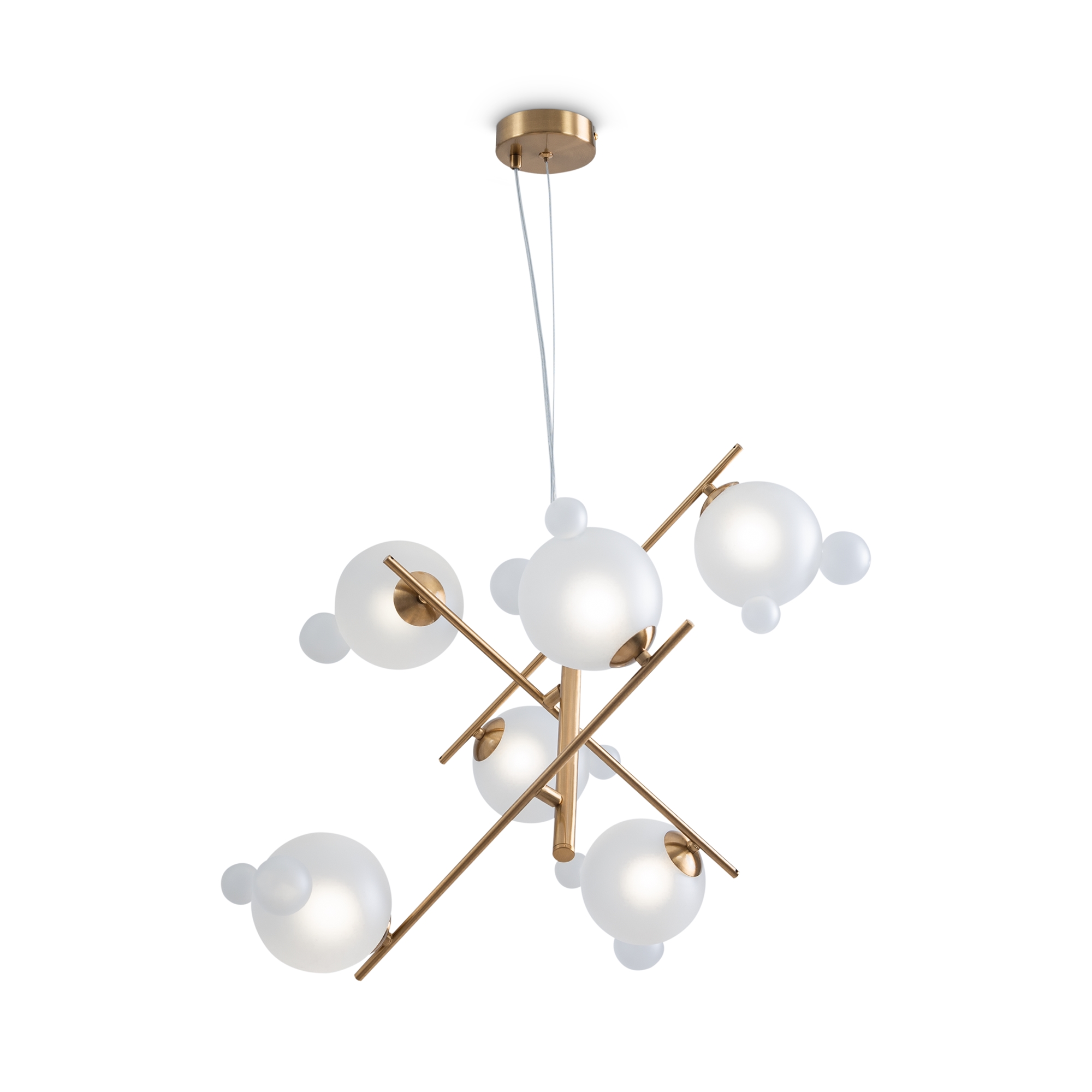 Подвесной светильник Плоский / Flaty Подвесной светильник Freya FR5374PL-06BS