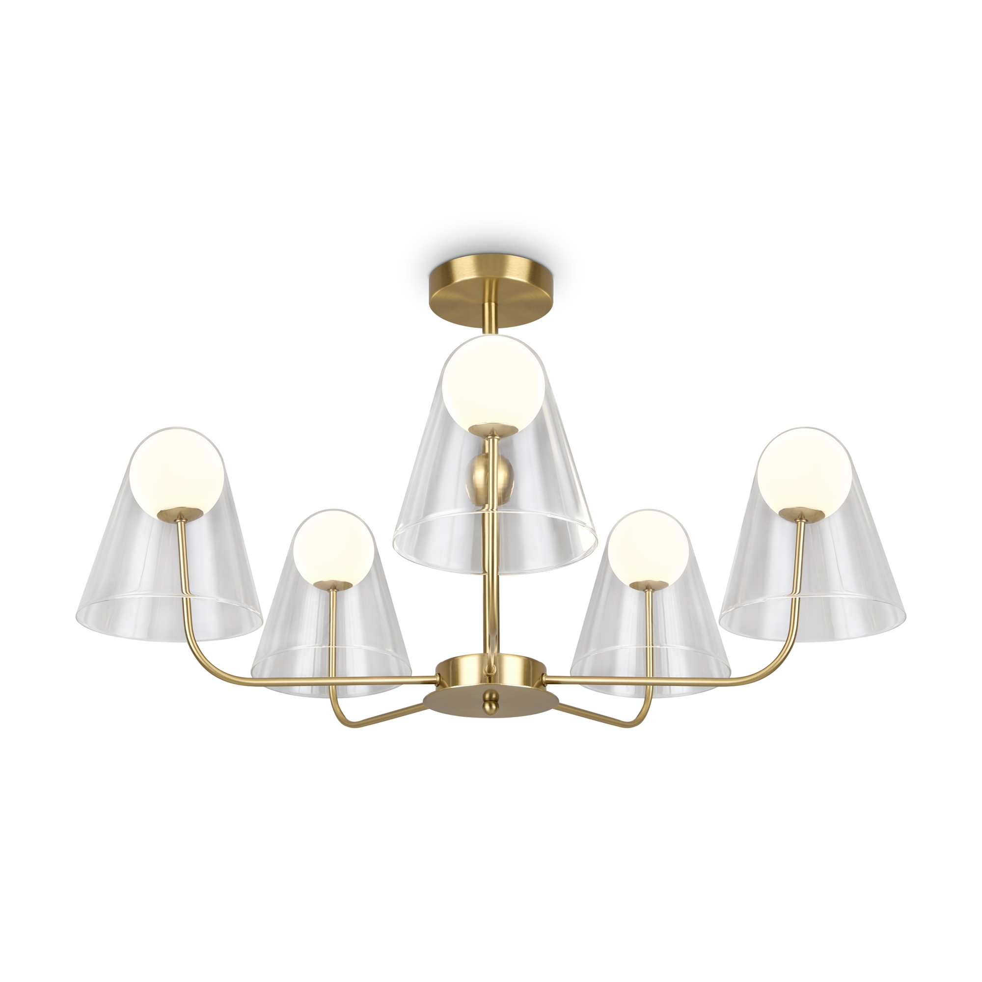 Подвесной светильник Двойственность / Doublety Подвесной светильник Freya FR5382PL-05BS