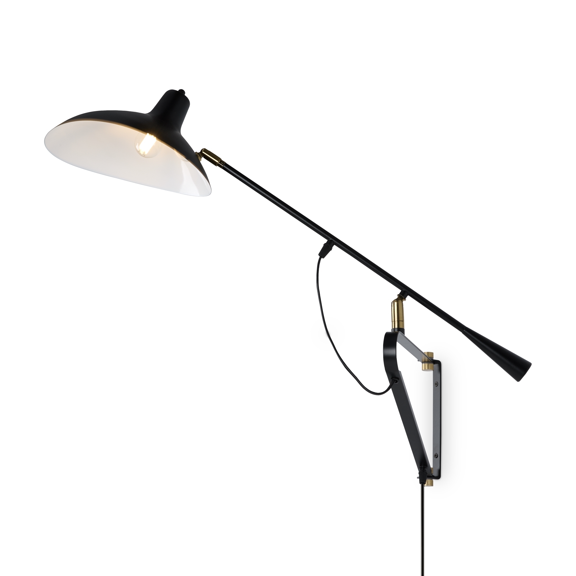 Настенный светильник (бра) Виток / Twisty Настенный светильник (бра) Freya FR5383WL-01B