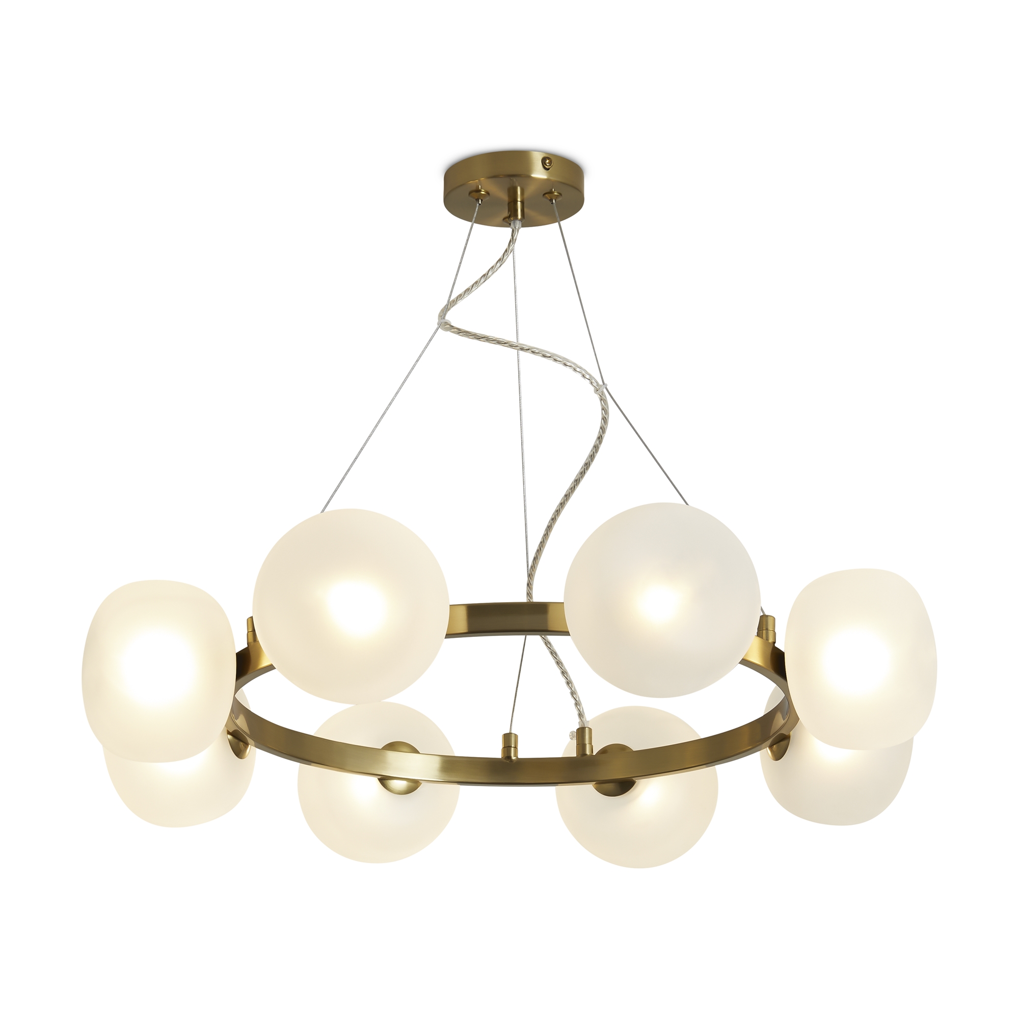 Подвесной светильник Пончики / Donuts Подвесной светильник Freya FR5444PL-08BS