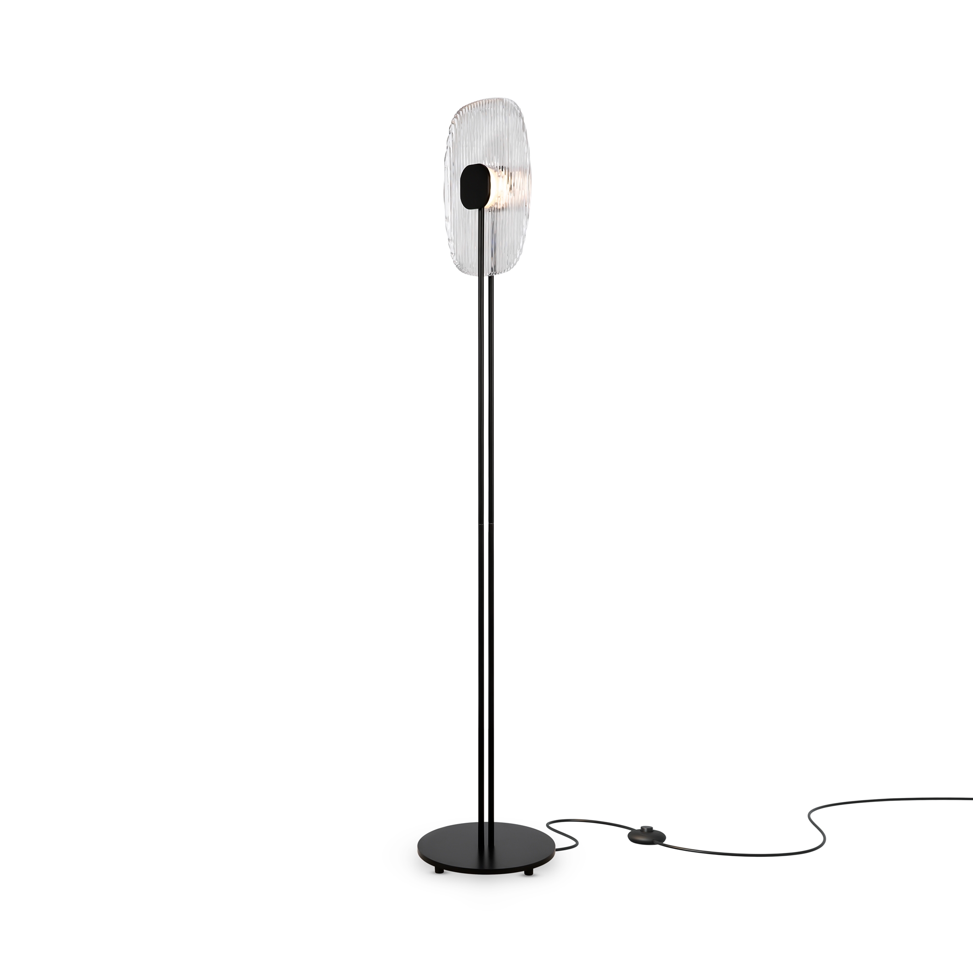 Напольный светильник (торшер) Затмение / Eclipse 3000К 6Вт Напольный светильник (торшер) Maytoni MOD152FL-L1BK