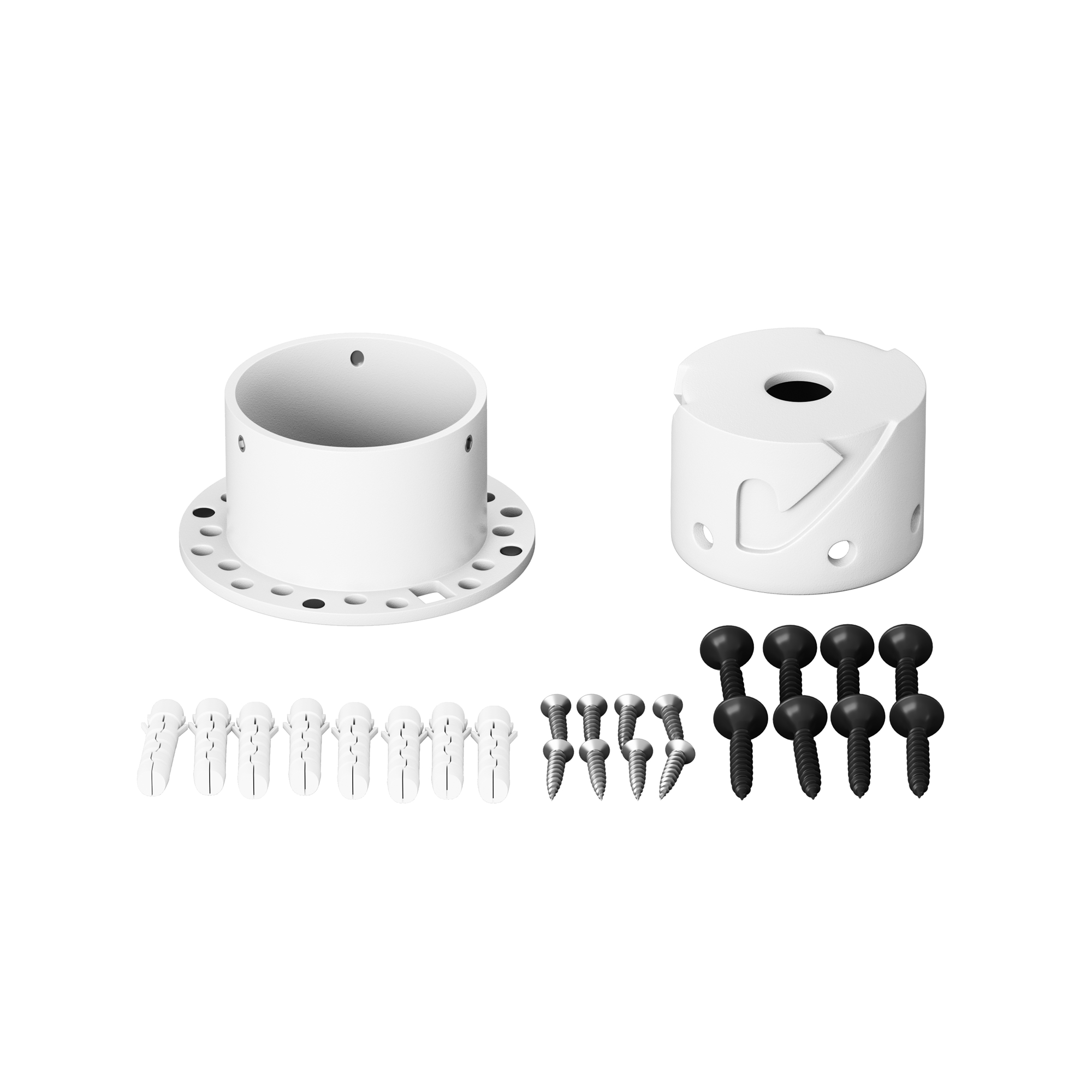 Набор для двухстороннего скрытого монтажа круглого неона 360° D25 Комплектующие для гибкого неона Led Strip 201144