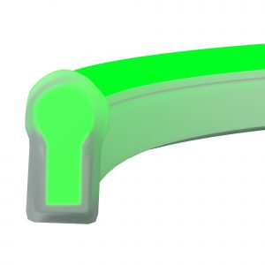 Гибкий неон 25х13 220В 8Вт/м Зеленый IP65 50м Гибкий неон Led Strip 201234