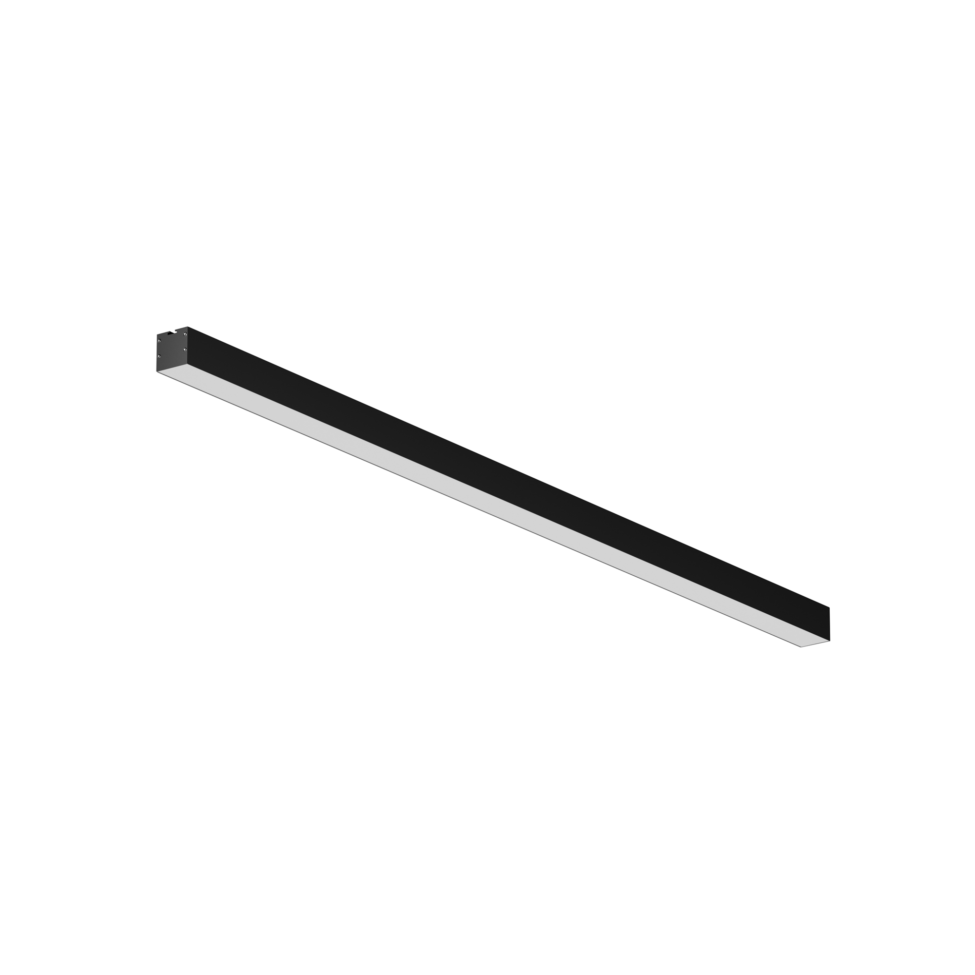 Линейный светильник накладной 4000K 35x35 20 Вт (Черный