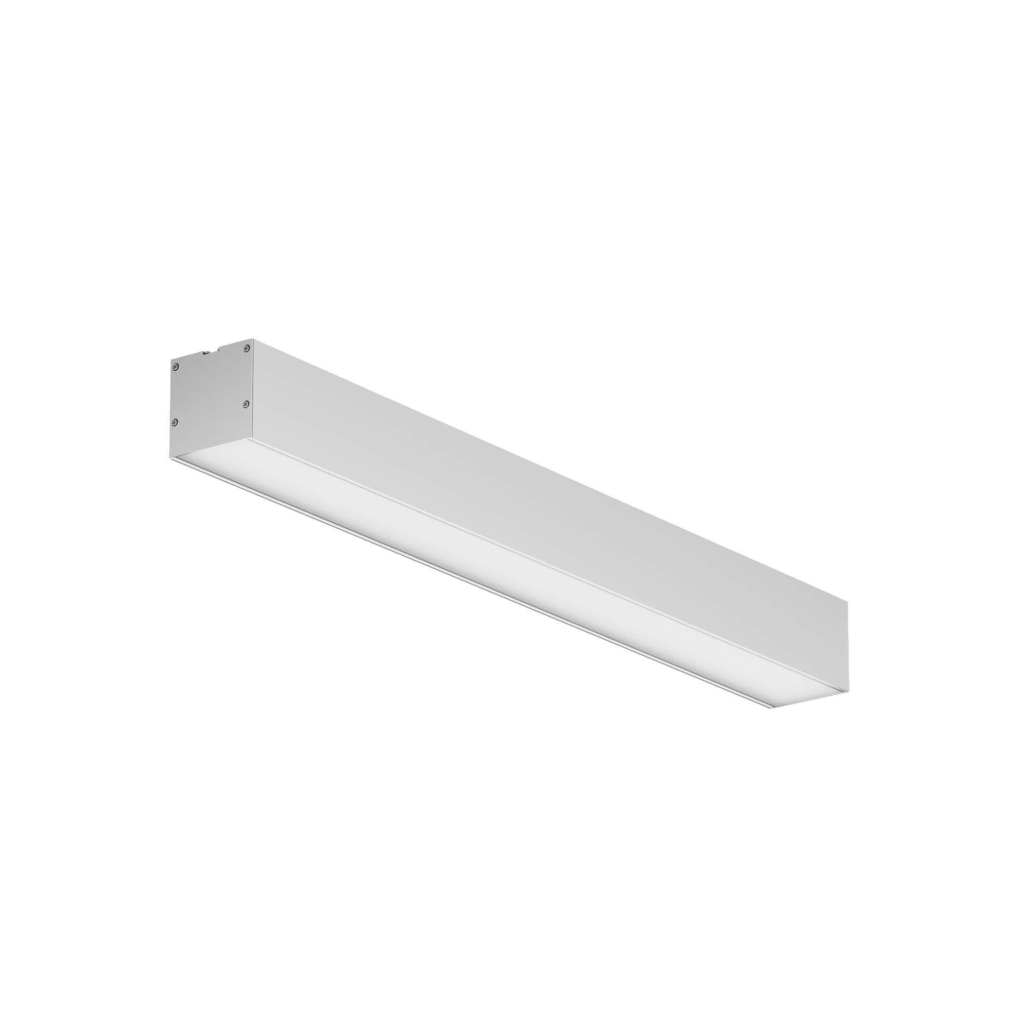Линейный светильник накладной 3000K 50x50 10 Вт (Серебро