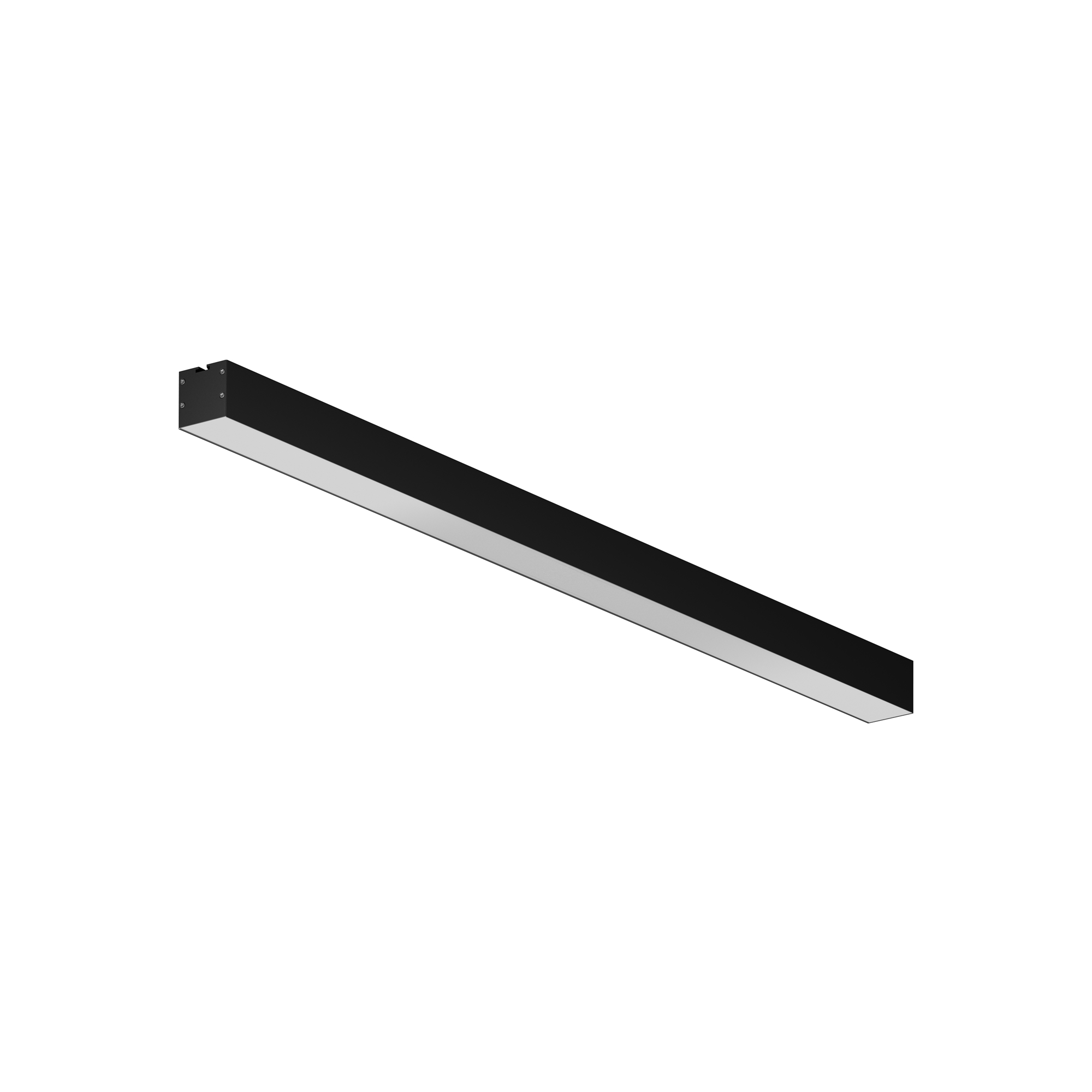 Линейный светильник накладной 3000K 50x50 20 Вт (Черный