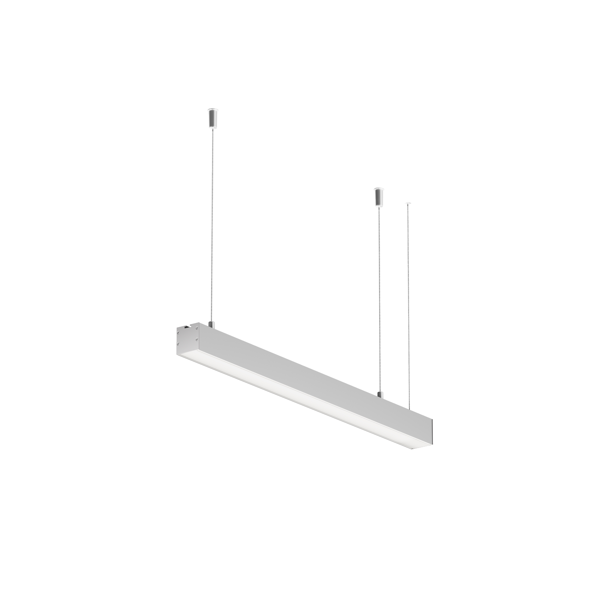 Линейный светильник подвесной 4000K 35x35 10 Вт (Серебро