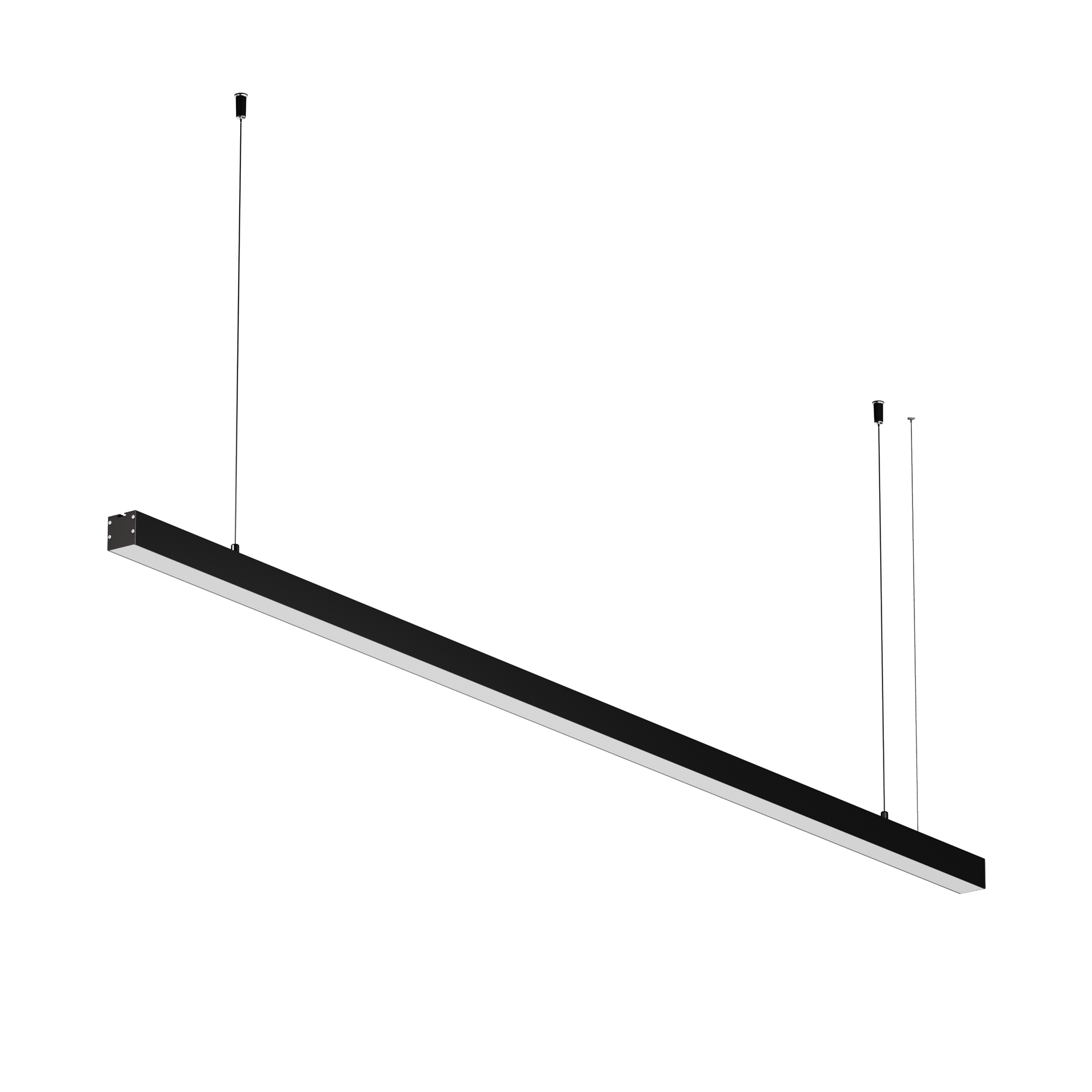 Линейный светильник подвесной 4000K 35x35 30 Вт (Черный