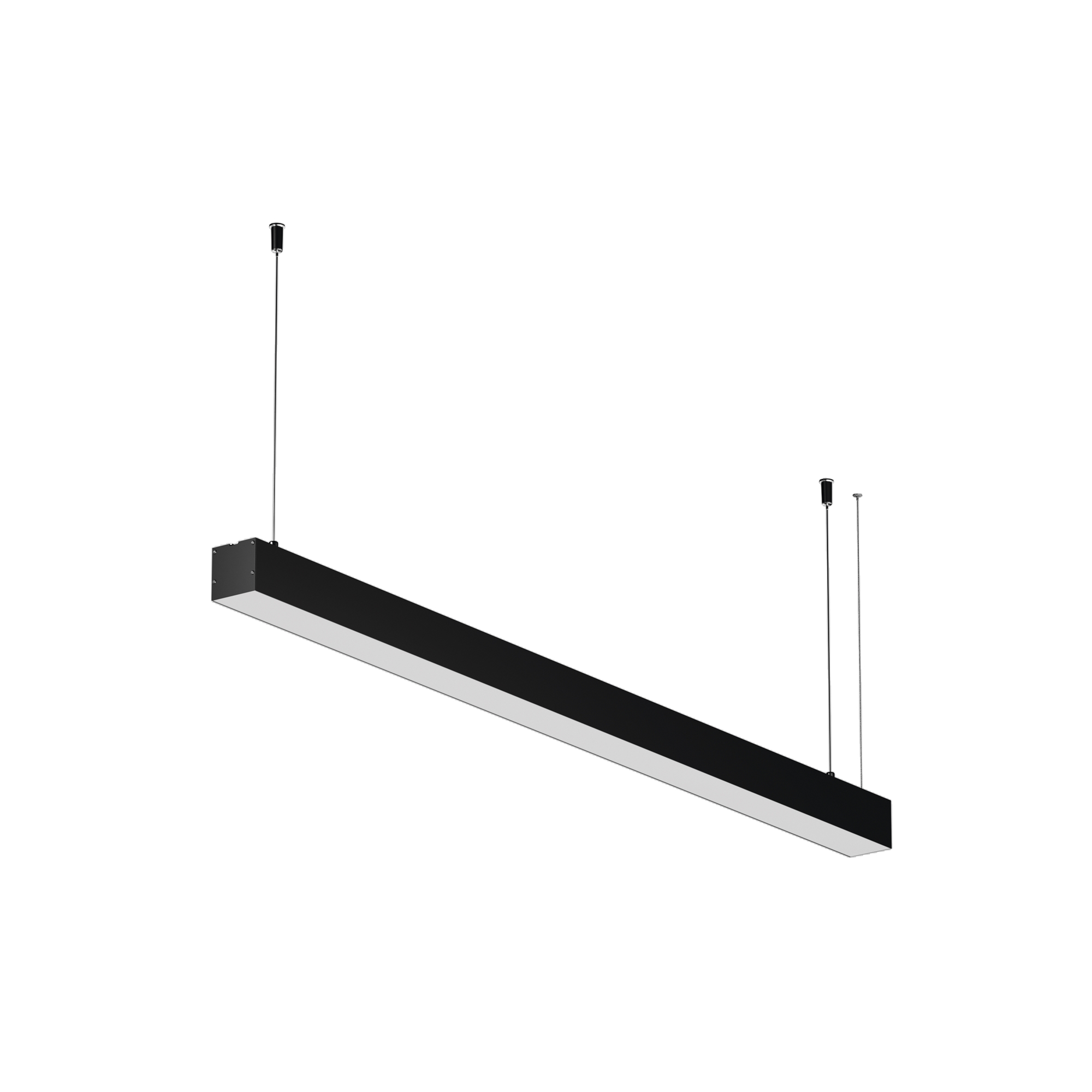 Линейный светильник подвесной 4000K 50x50 20 Вт (Черный