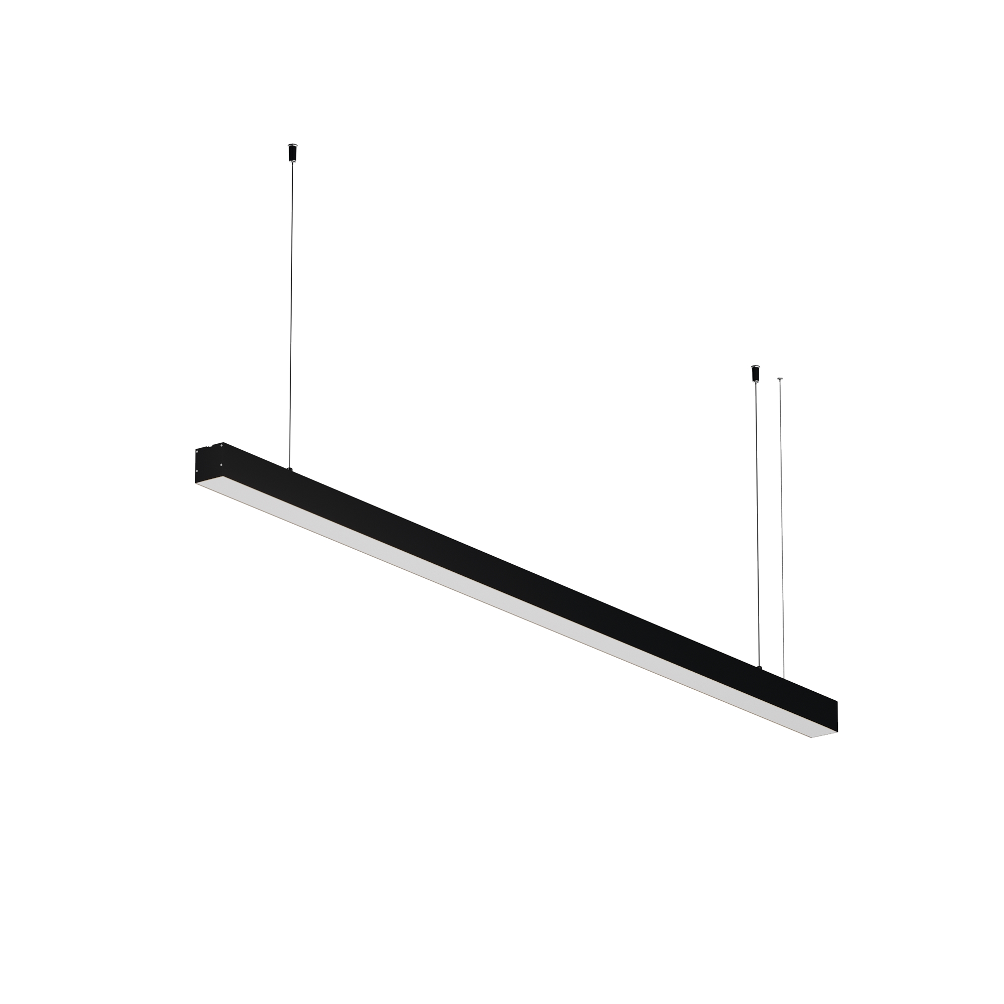Линейный светильник подвесной 4000K 50x50 30 Вт (Черный
