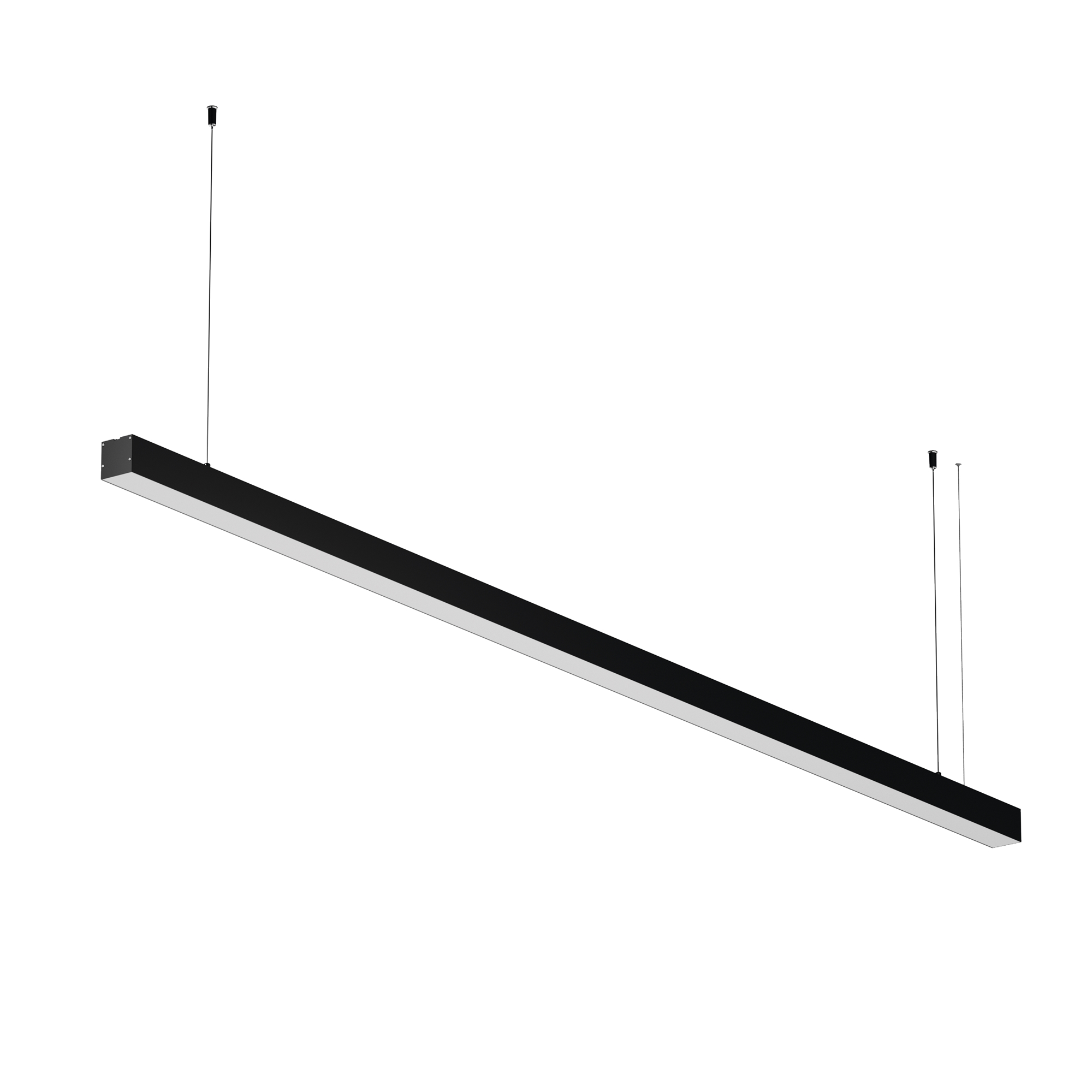 Линейный светильник подвесной 4000K 50x50 40 Вт (Черный