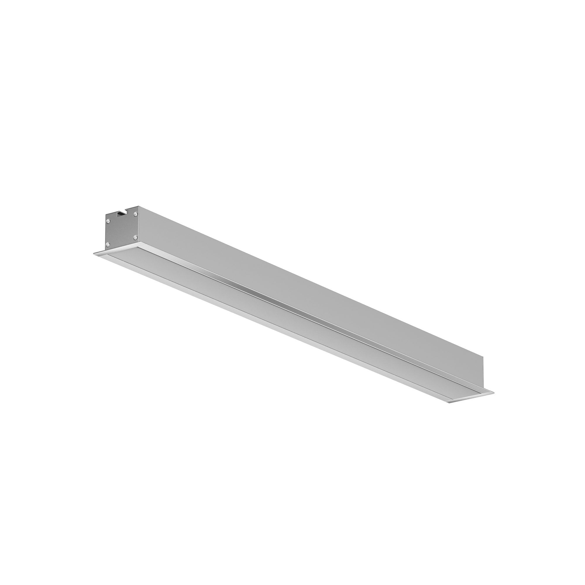 Линейный светильник встраиваемый 3000K 50x35 10 Вт (Серебро