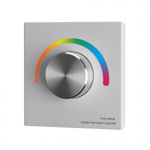 Роторная панель управления RF трехканальная 12-48В Цветная (RGB) 576Вт Роторная панель управления Lighting control 711027
