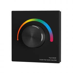 Роторная панель управления RF трехканальная 12-48В Цветная (RGB) 576Вт Роторная панель управления Lighting control 711028