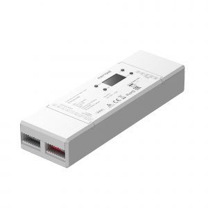 Контроллер DALI DT8 четырёхканальный 12-24В Цветной (RGB)+W 180Вт Контроллер Lighting control 721017