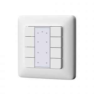 Кнопочная настенная панель 8-ми клавишная DALI Панель управления Lighting control 721042