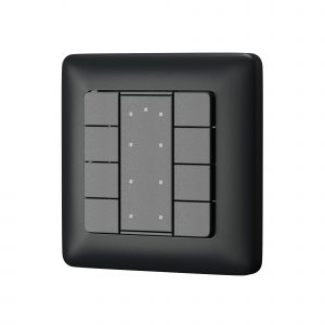 Кнопочная настенная панель 8-ми клавишная DALI Панель управления Lighting control 721046
