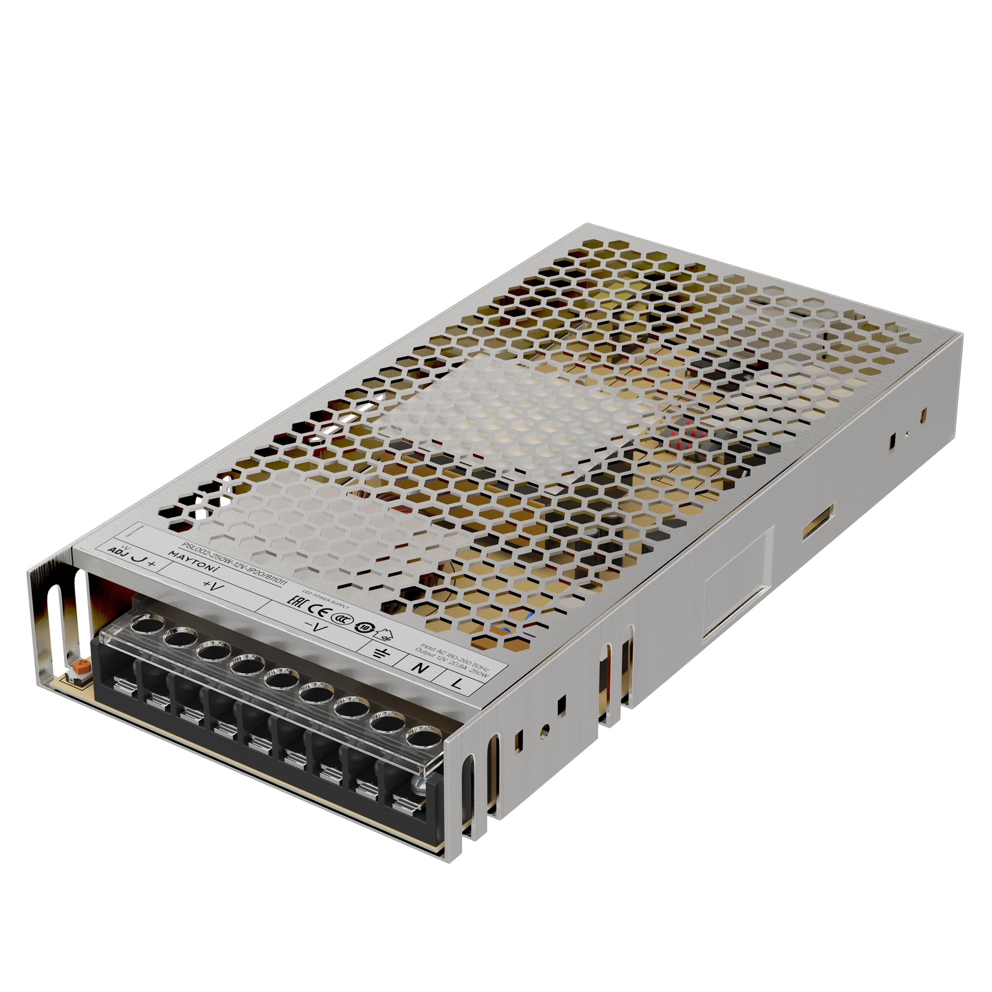 Источник напряжения PSL002 12В 250Вт IP 20 811011 Источник напряжения Led Strip 811011