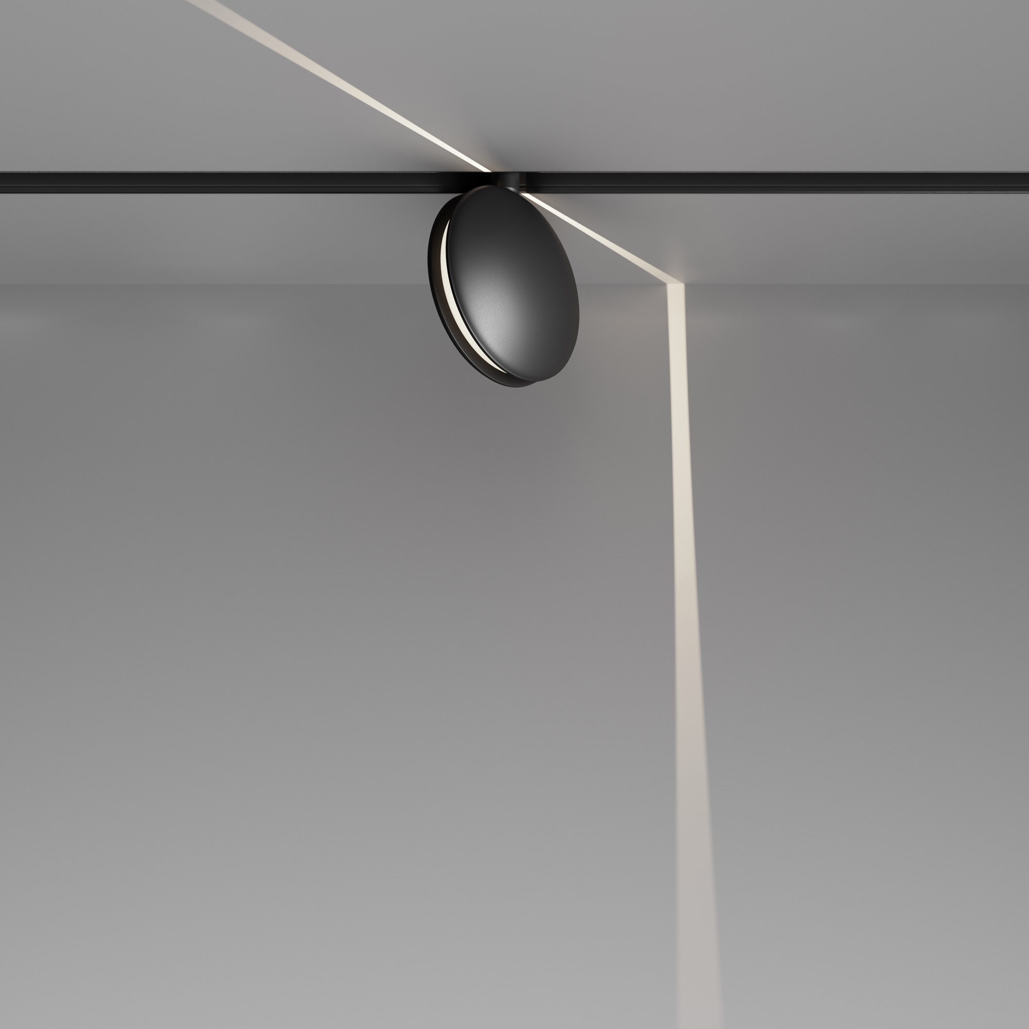 Трековый светильник Контур / Outline Exility 4000K 6Вт 180° Трековый светильник Technical TR090-2-6W4K-B