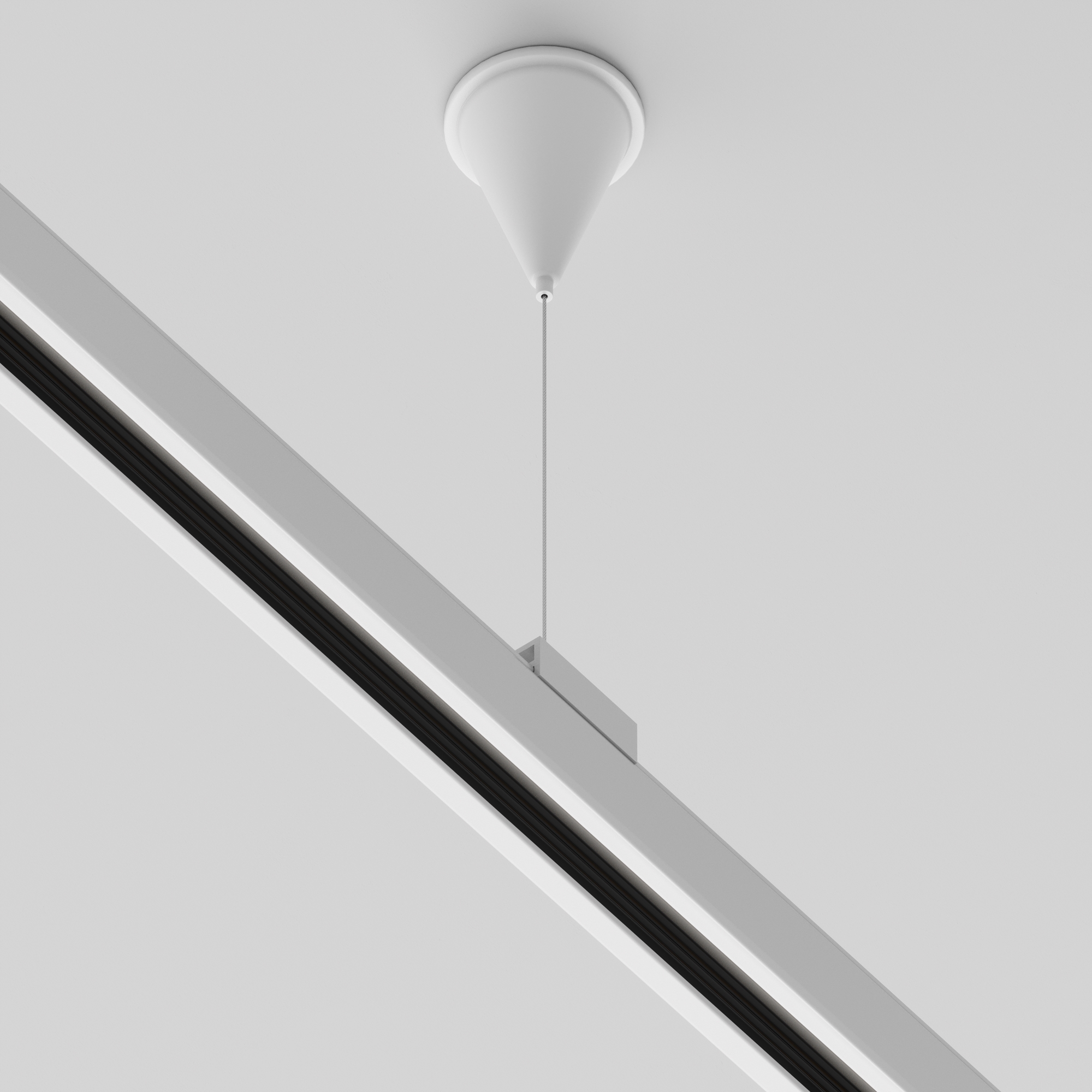 1шт Комплектующие для накладной трековой системы Technical TRA005WS-31W