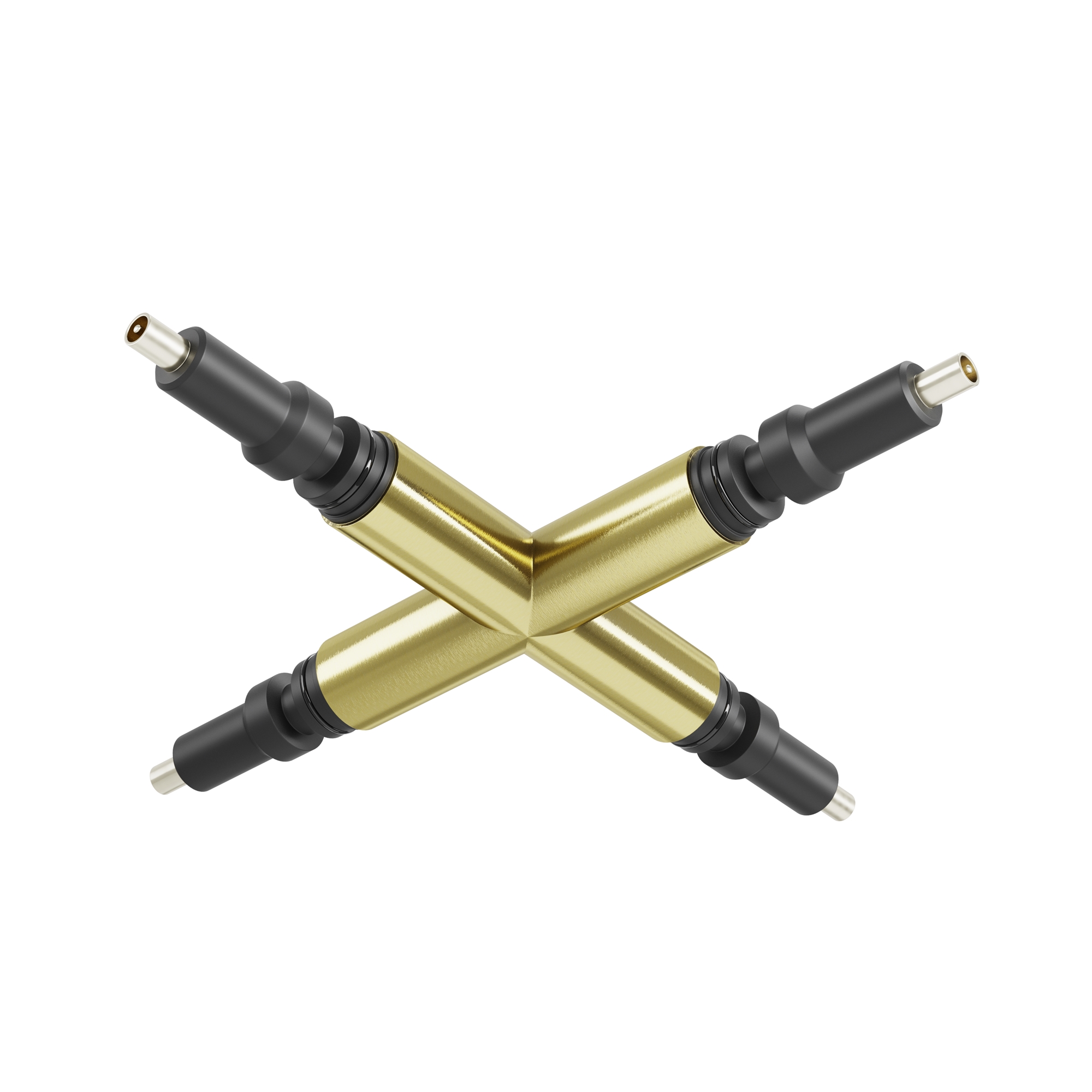 X образный коннектор для системы Axity Комплектующие для систем освещения с токоведущими элементами Technical CA008TX-BS