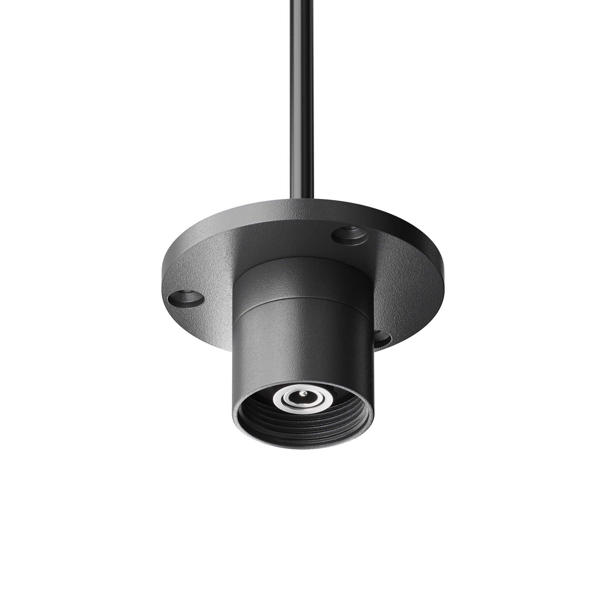 Основание для накладного монтажа системы Shelf с внутренней резьбой с вводом питания Комплектующие для систем освещения с токоведущими элементами Technical CA023BI-P-B