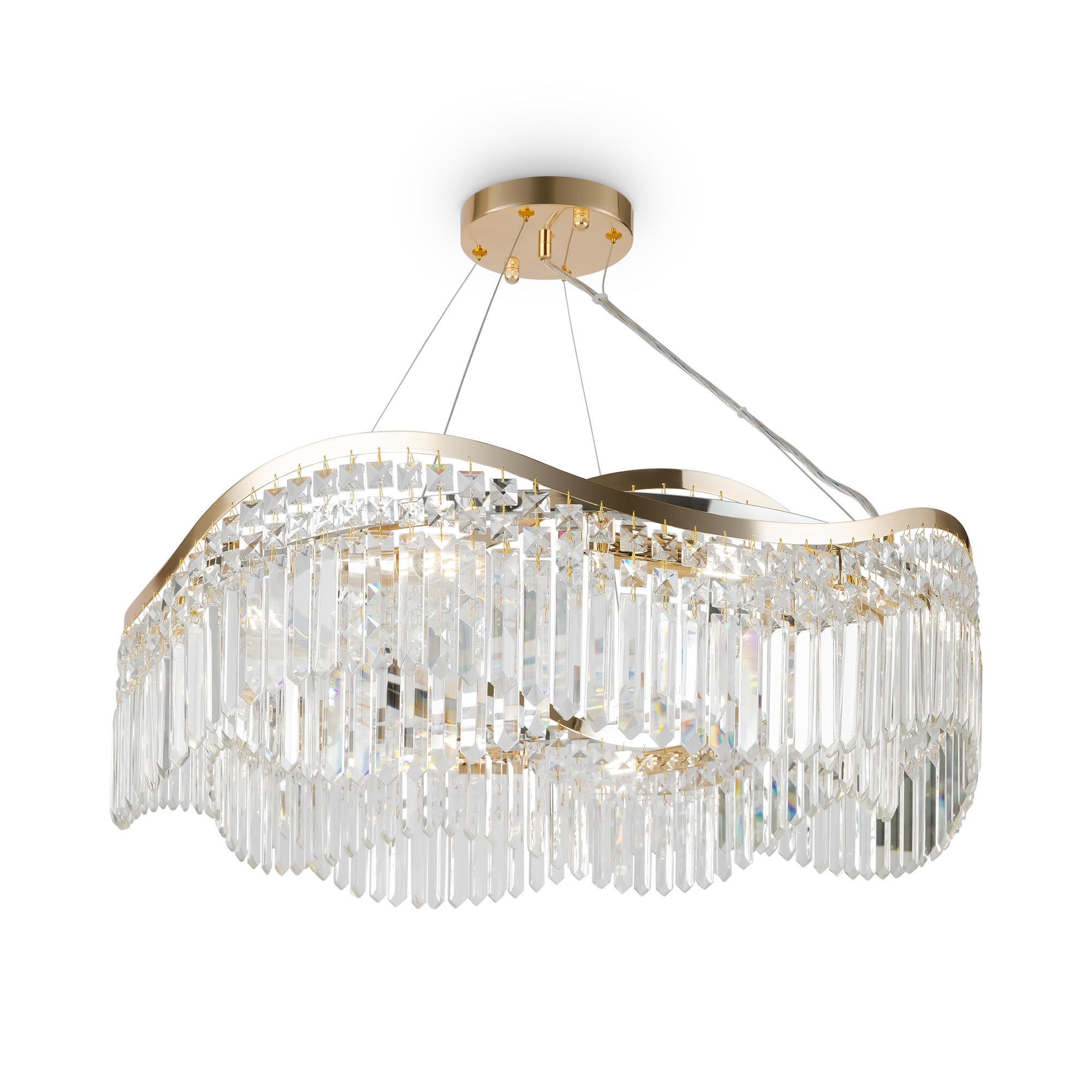 Подвесной светильник Грация / Gracia E14х10 Подвесной светильник Maytoni DIA201PL-10G