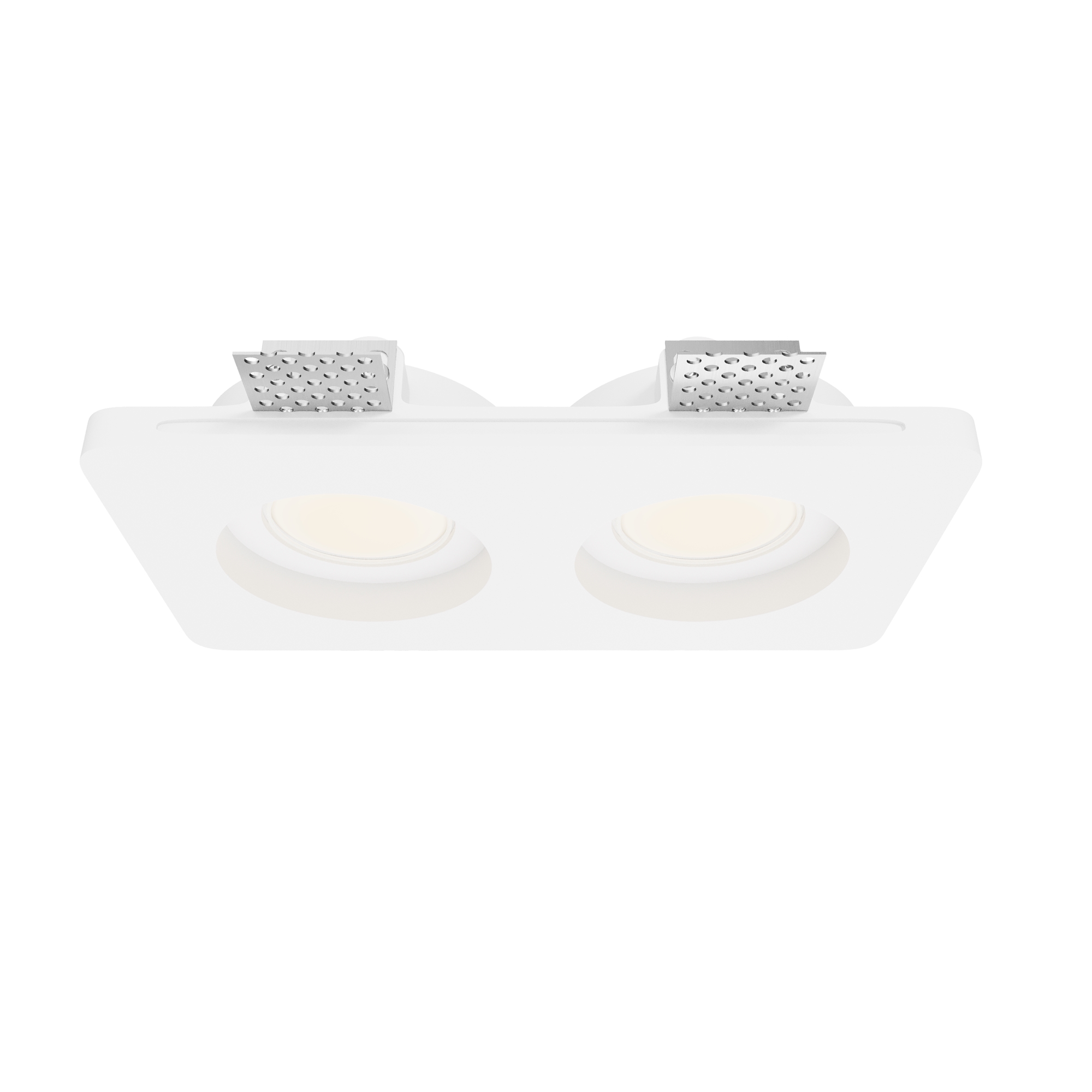 Встраиваемый светильник Гипс Модерн / Gyps Modern 2*GU10 10 Вт Встраиваемый светильник Technical DL002-GU10-02-W