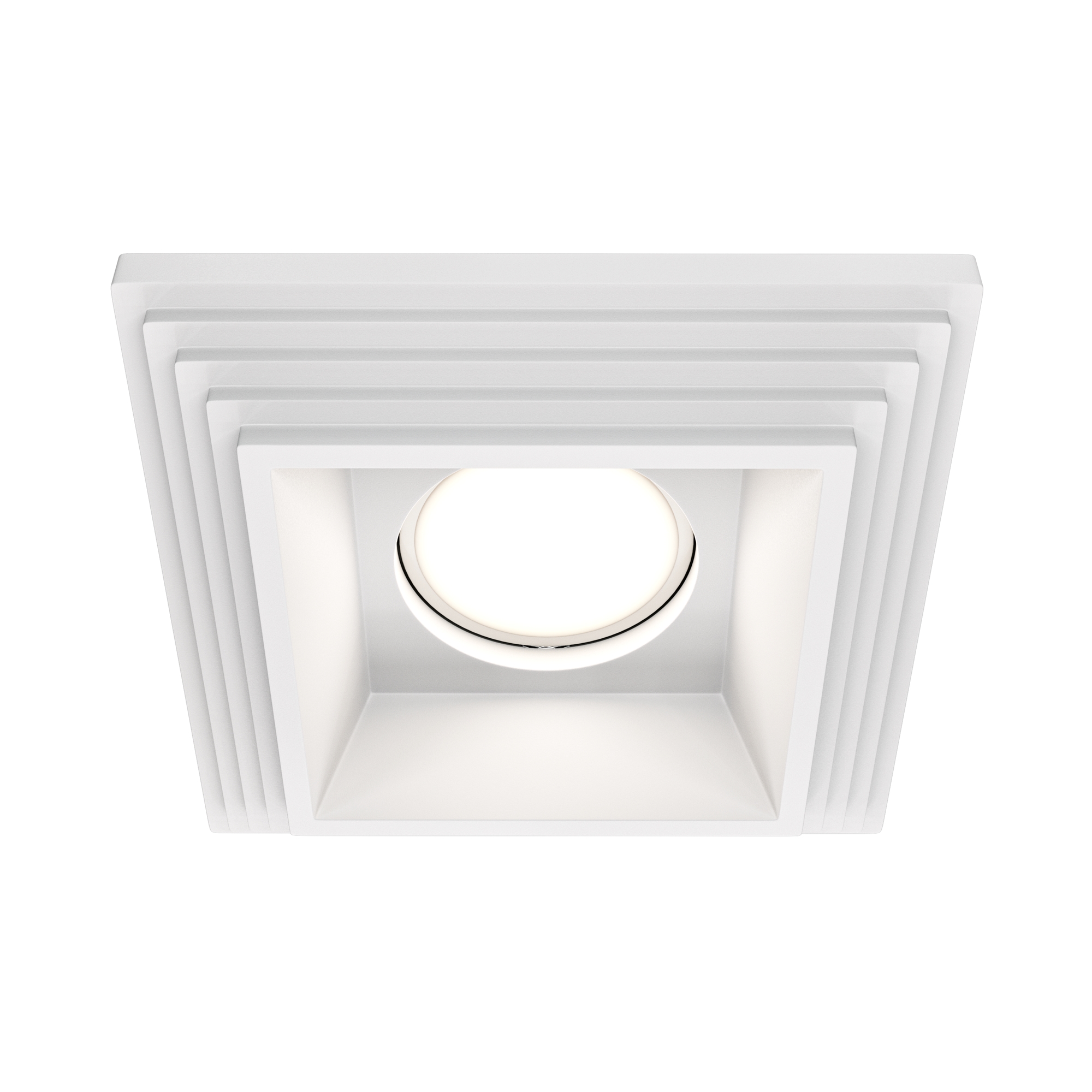 Встраиваемый светильник Гипс Модерн / Gyps Modern 1*GU10 10 Вт Встраиваемый светильник Technical DL005-1-01-W-1