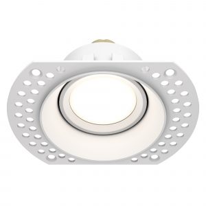 Встраиваемый светильник Точка / Dot 1*GU10 10 Вт Встраиваемый светильник Technical DL042-01-RD-W