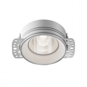 Встраиваемый светильник Галька / Flint 1*GU10 10 Вт IP 44 Встраиваемый светильник Technical DL101-GU10-TRS-W