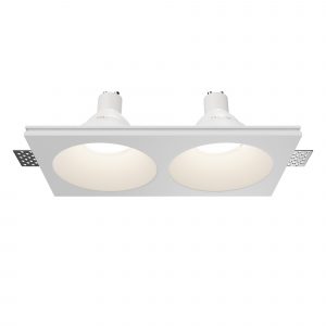 Встраиваемый светильник Гипс Модерн / Gyps Modern 2*GU10 10 Вт Встраиваемый светильник Technical DL129-GU10-02-W