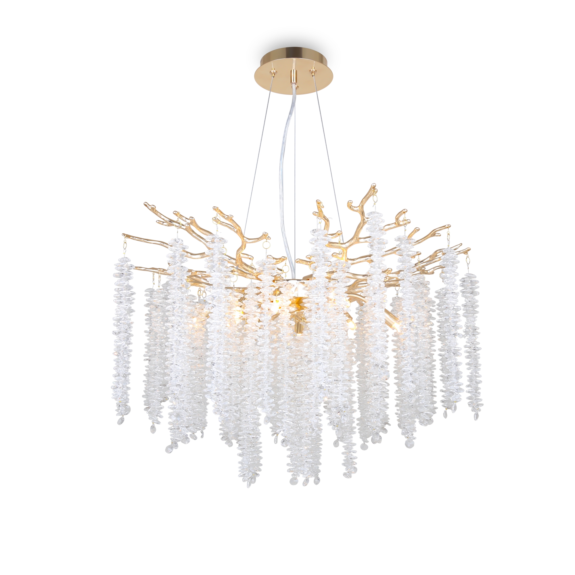 Подвесной светильник Минерал / Mineral Подвесной светильник Freya FR1010PL-08G