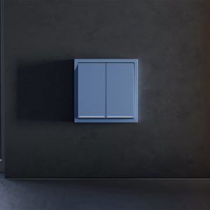 Клавиши для выключателя/переключателя двухклавишного с подсветкой