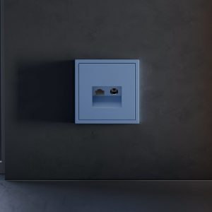 Накладка для розетки TV+RJ45 кат. 6