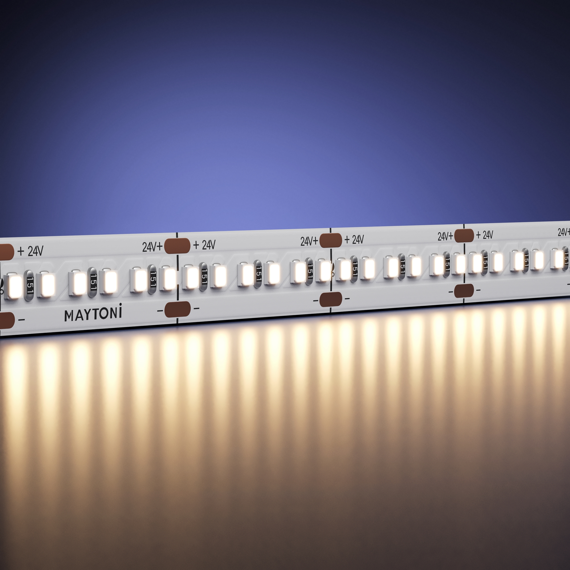 Светодиодная лента Ультра 24ВD2216 8Вт/м 3000К 5м IP 20 201061 Светодиодная лента Led Strip 201061