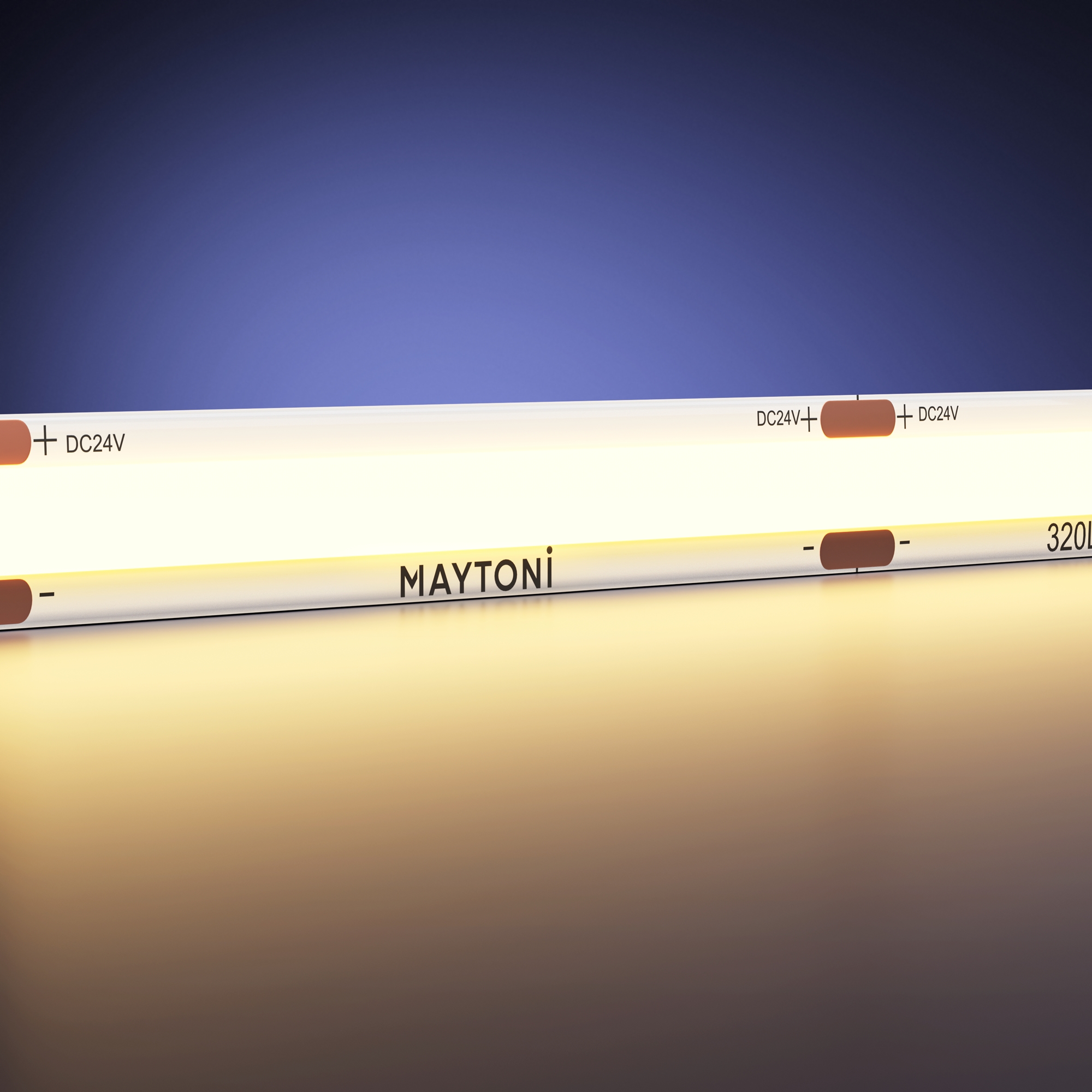 Светодиодная лента Ультра 24В COB 8Вт/м 2700К 5м IP 20 201070 Светодиодная лента Led Strip 201070