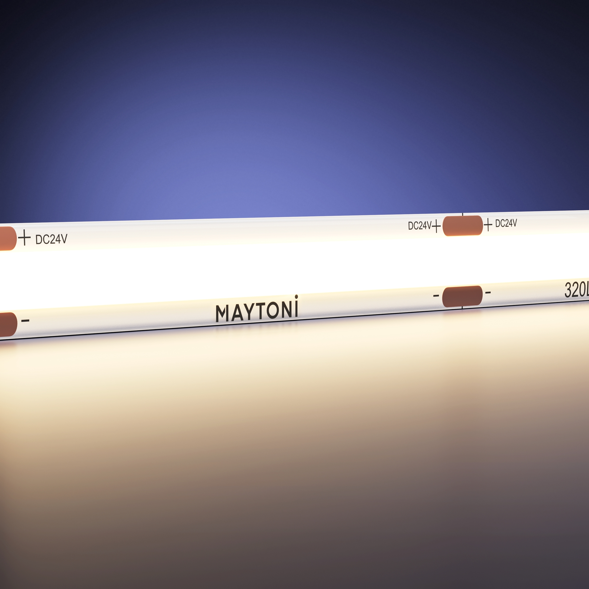 Светодиодная лента Ультра 24В COB 8Вт/м 3000К 5м IP 20 201071 Светодиодная лента Led Strip 201071