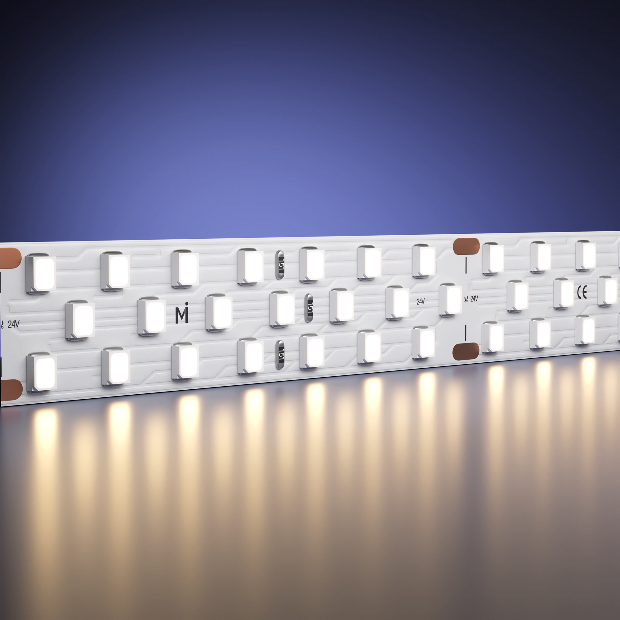 Светодиодная лента Ультра 24В 2835 27Вт/м 3000К 5м IP 20 201114 Светодиодная лента Led Strip 201114