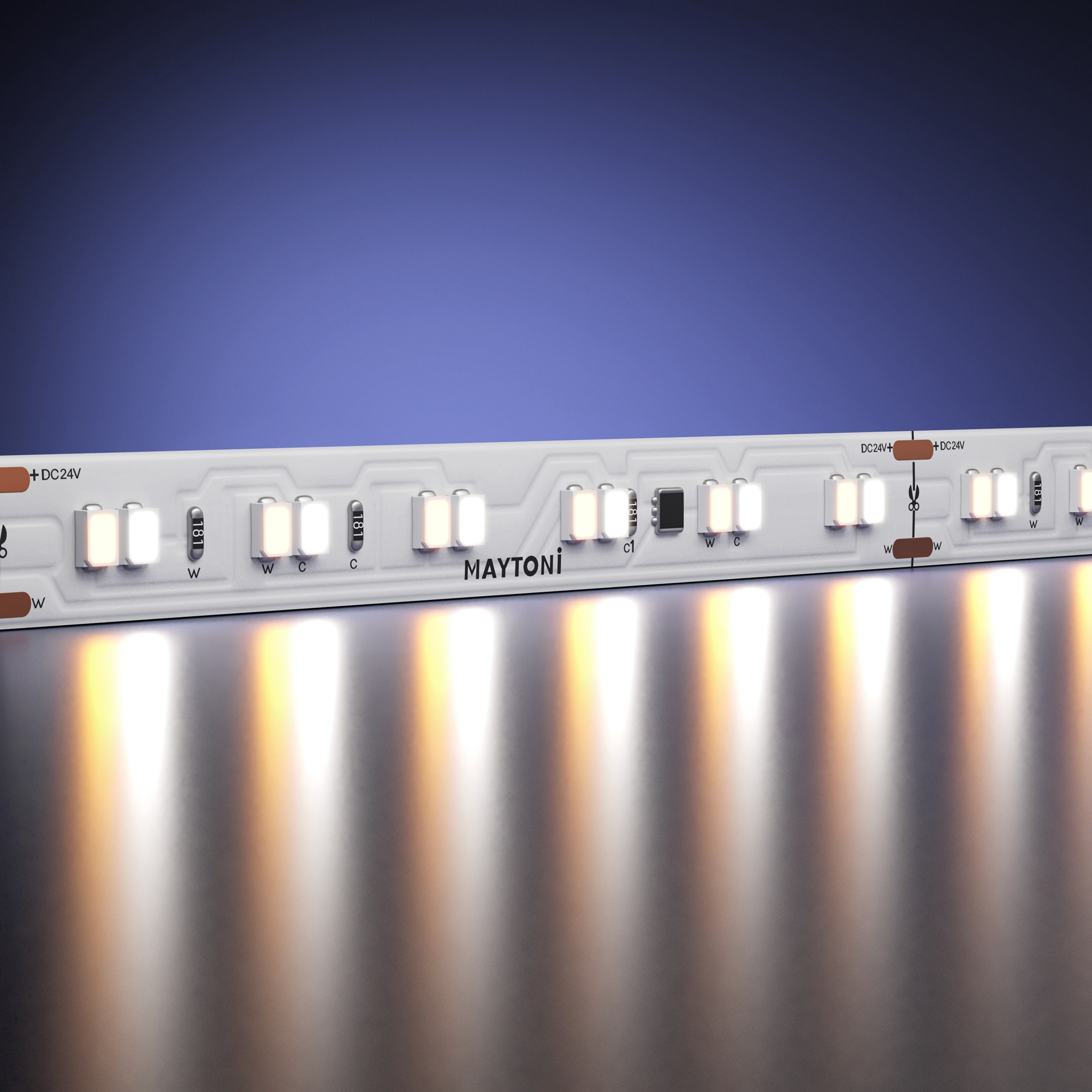 Светодиодная лента Ультра 24В 2835 21