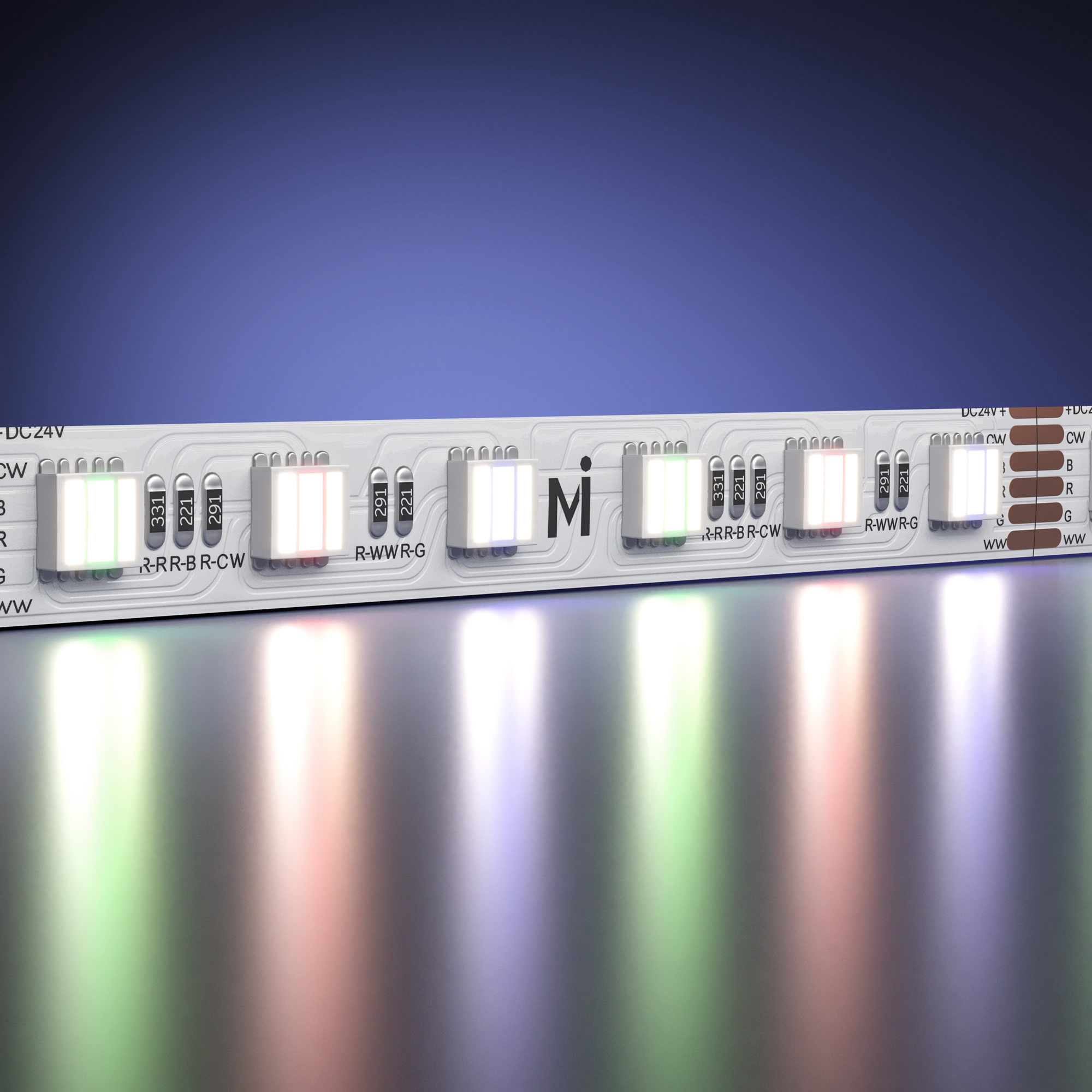 Светодиодная лента Ультра 24В 5050 20Вт/м Цветная (RGB) - Комбинированная (MIх) 2700-6500 K 5м IP 20 201136 Светодиодная лента Led Strip 201136