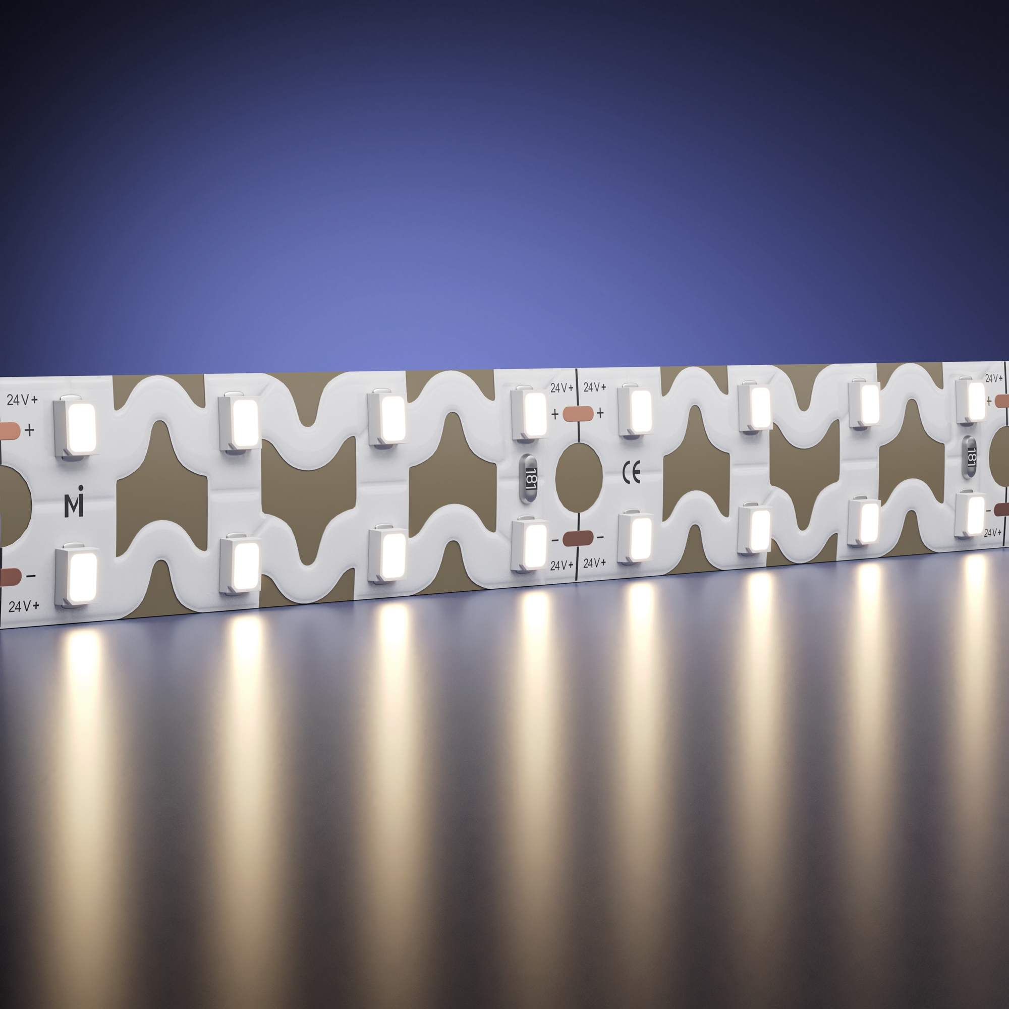 Светодиодная лента Ультра 24В 2835 19