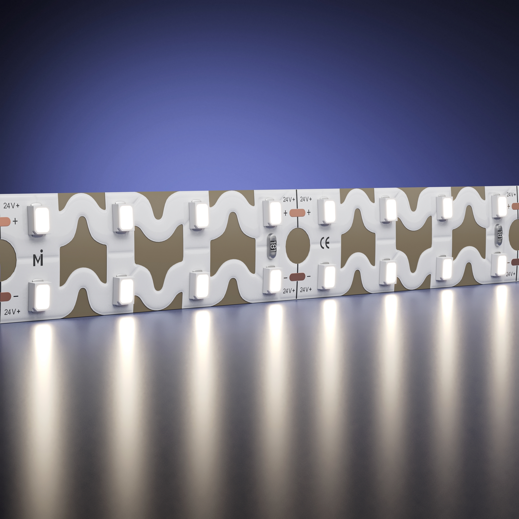 Светодиодная лента Ультра 24В 2835 19