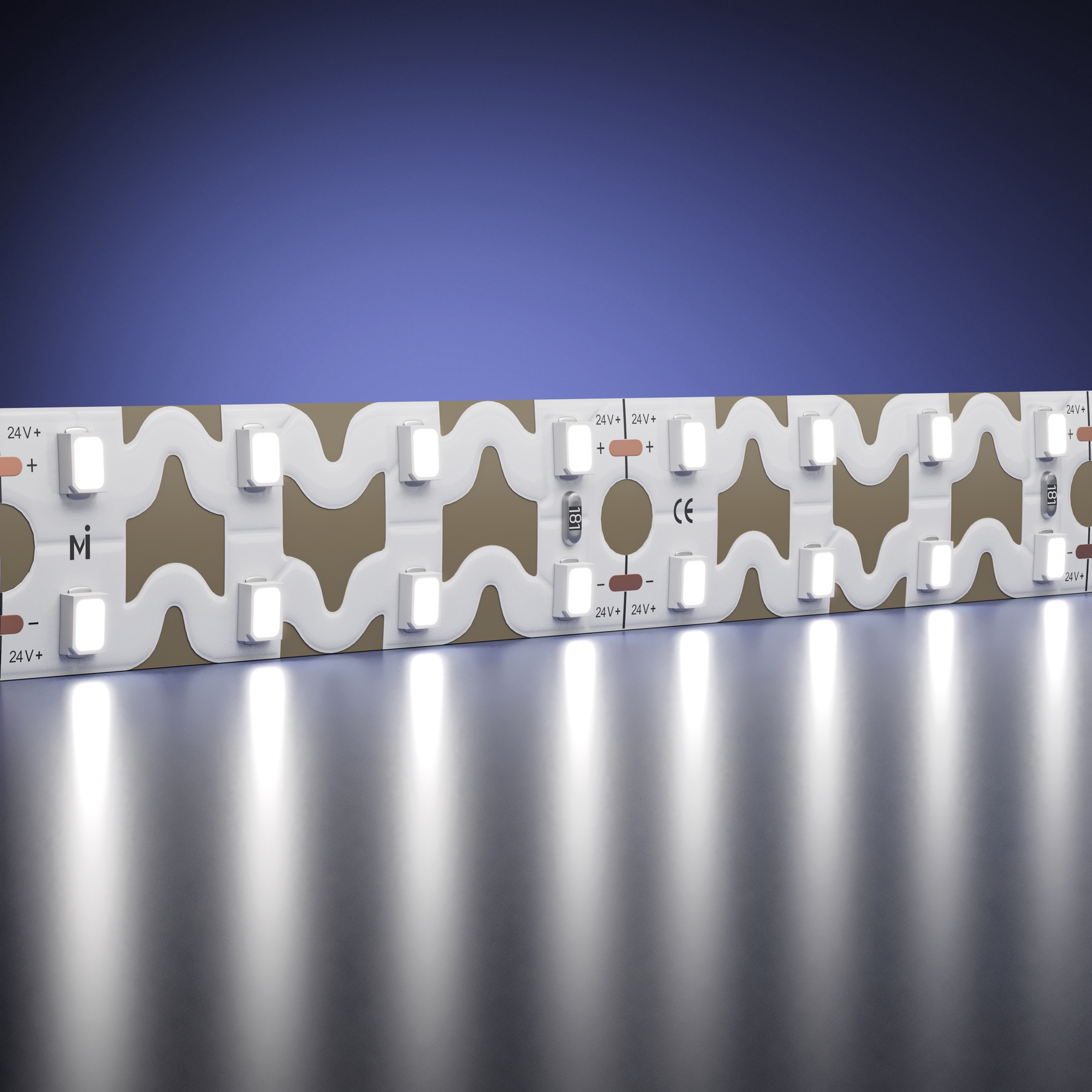 Светодиодная лента Ультра 24В 2835 19