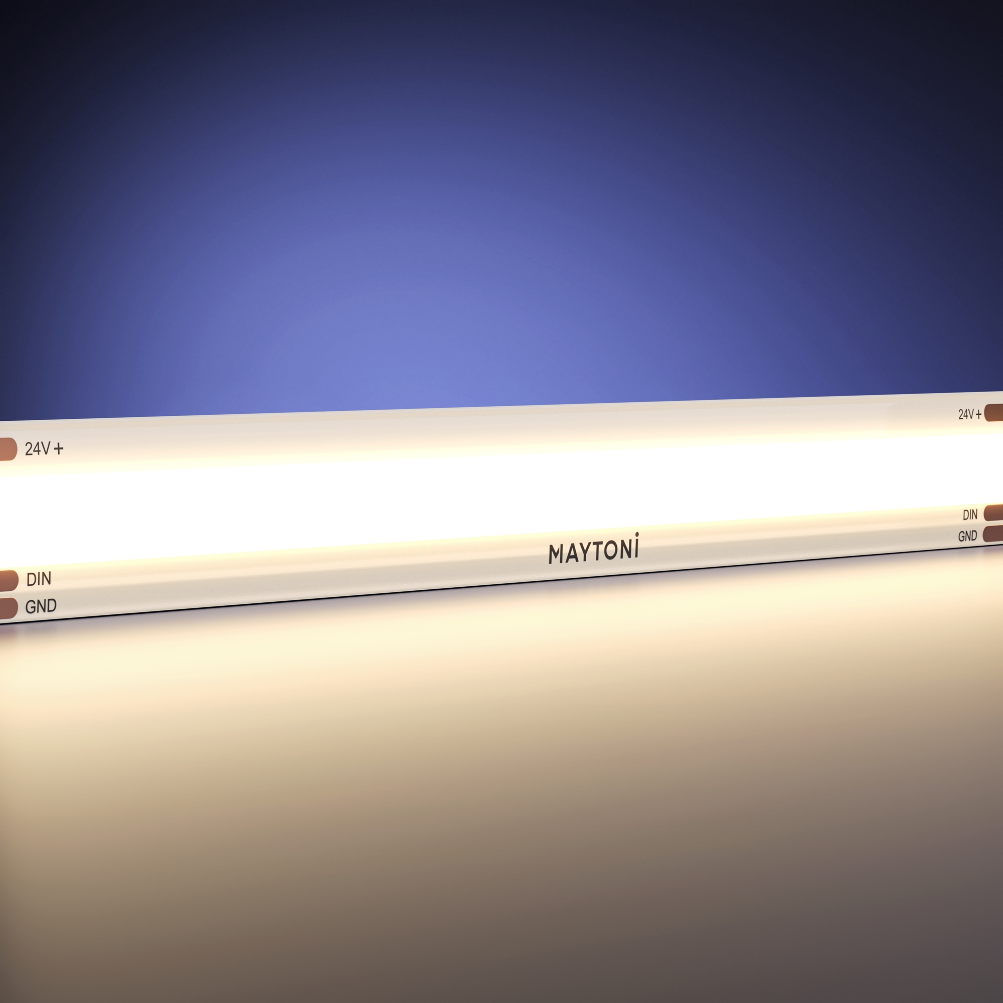 Светодиодная лента 24В COB 12Вт/м Адресная (SPI) 3000K 5м IP 20 201254 Светодиодная лента Led Strip 201254