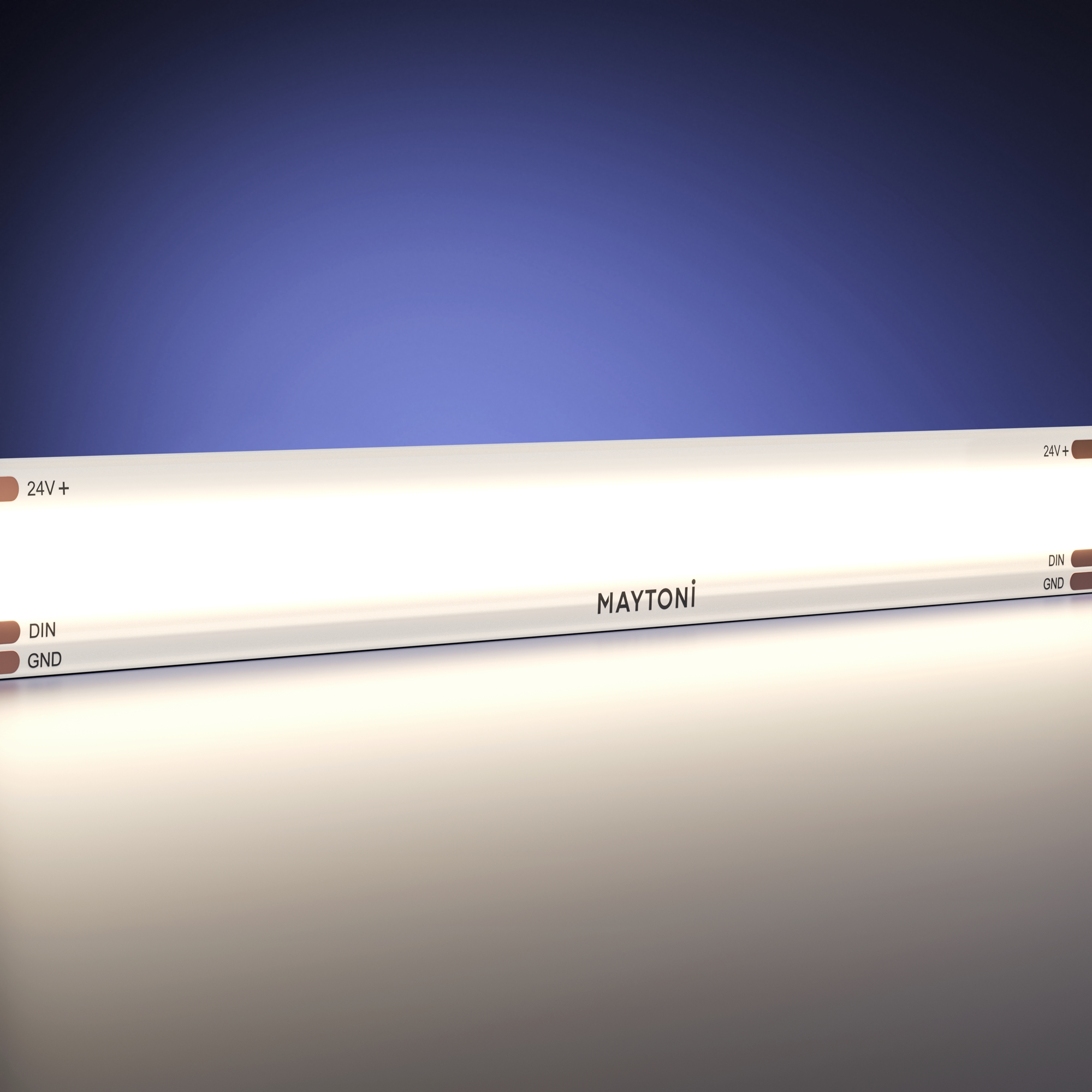 Светодиодная лента 24В COB 12Вт/м Адресная (SPI) 4000K 5м IP 20 201255 Светодиодная лента Led Strip 201255