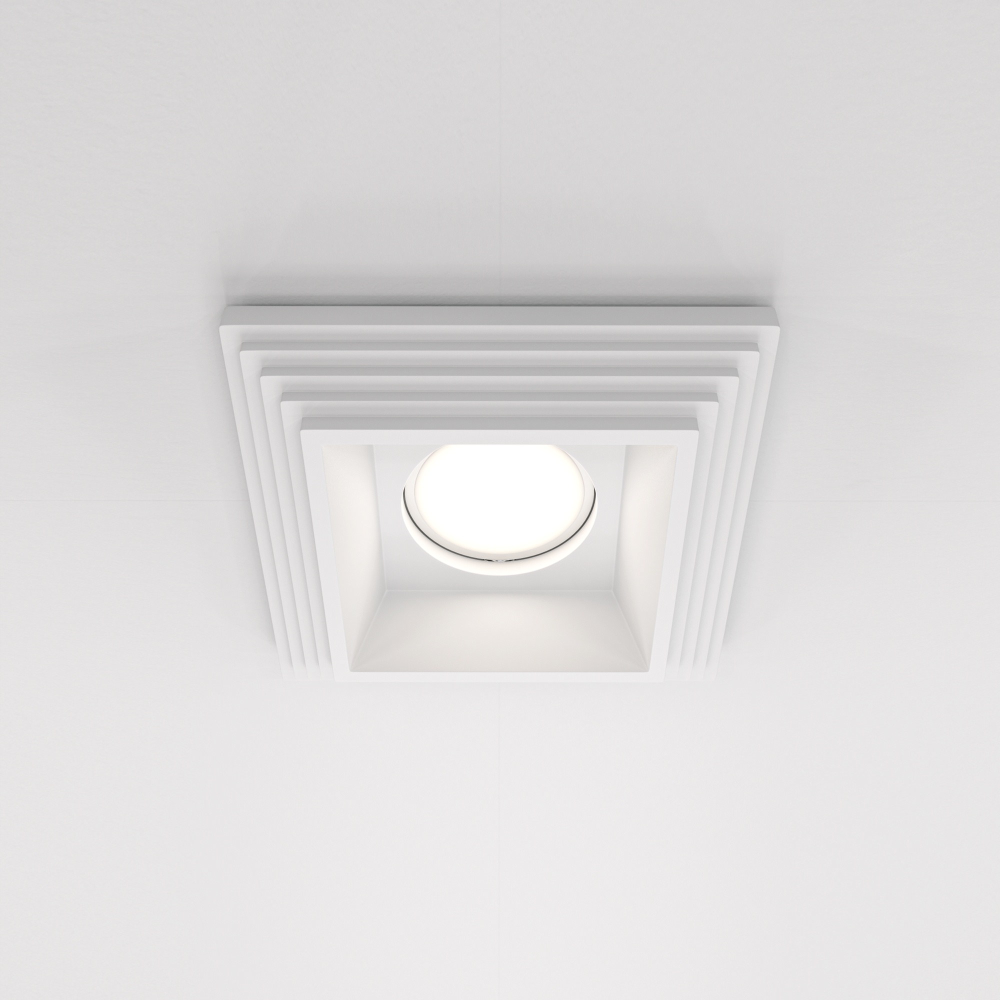 Встраиваемый светильник Гипс Модерн / Gyps Modern 1*GU10 10 Вт Встраиваемый светильник Technical DL005-1-01-W