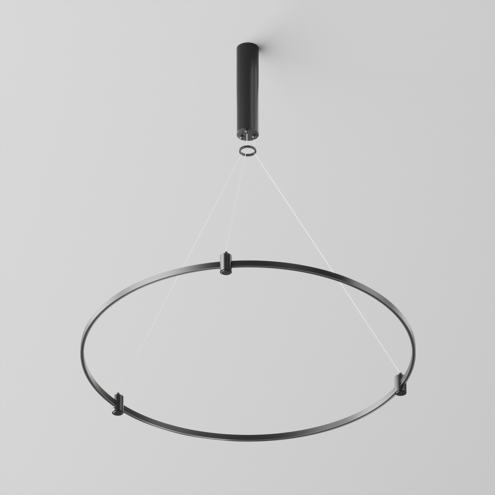 Готовая конструкция круглая D800мм c основанием под блок питания без светильников и блока питания