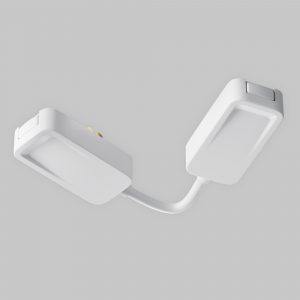 Коннектор питания угловой встраиваемый 6см Radity белый Комплектующие для систем освещения с токоведущими элементами Technical TRA084CPC-W-12